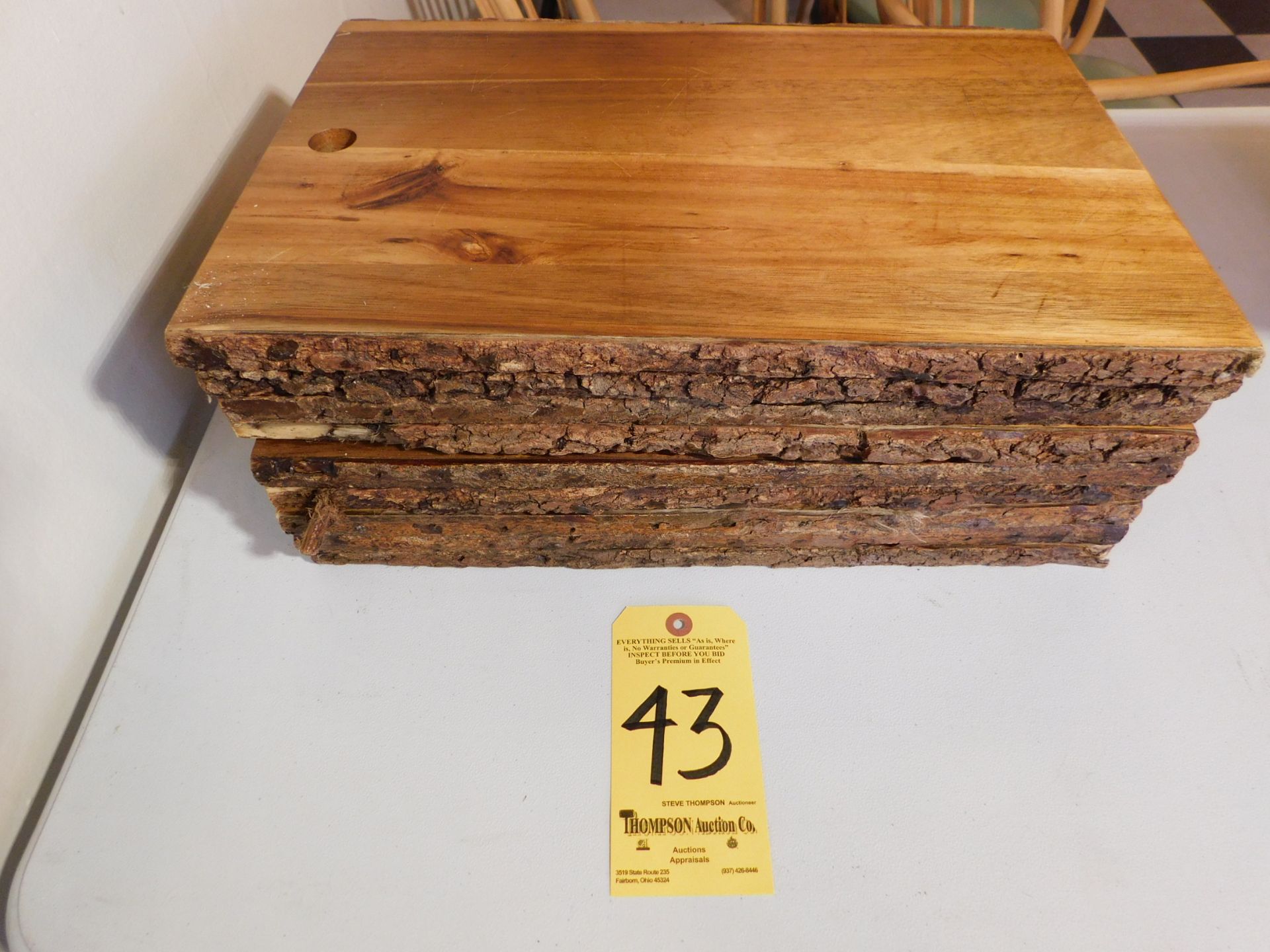 (9) Wooden Cheese Boards, Large