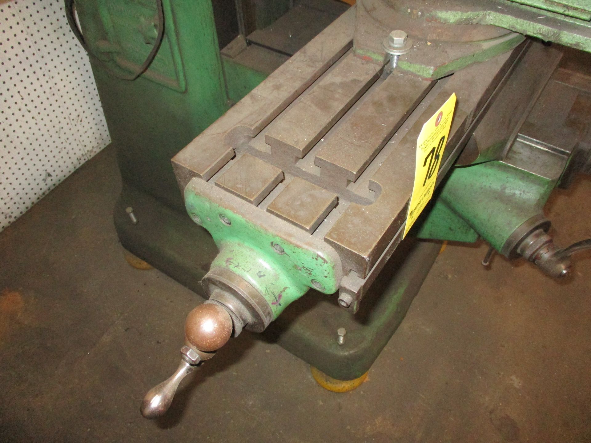 Bridgeport 1 HP Step Pulley Vertical Mill, SN 12BR76184, 9" x 42" Table, Table Powerfeed, 6" Mill - Image 3 of 8