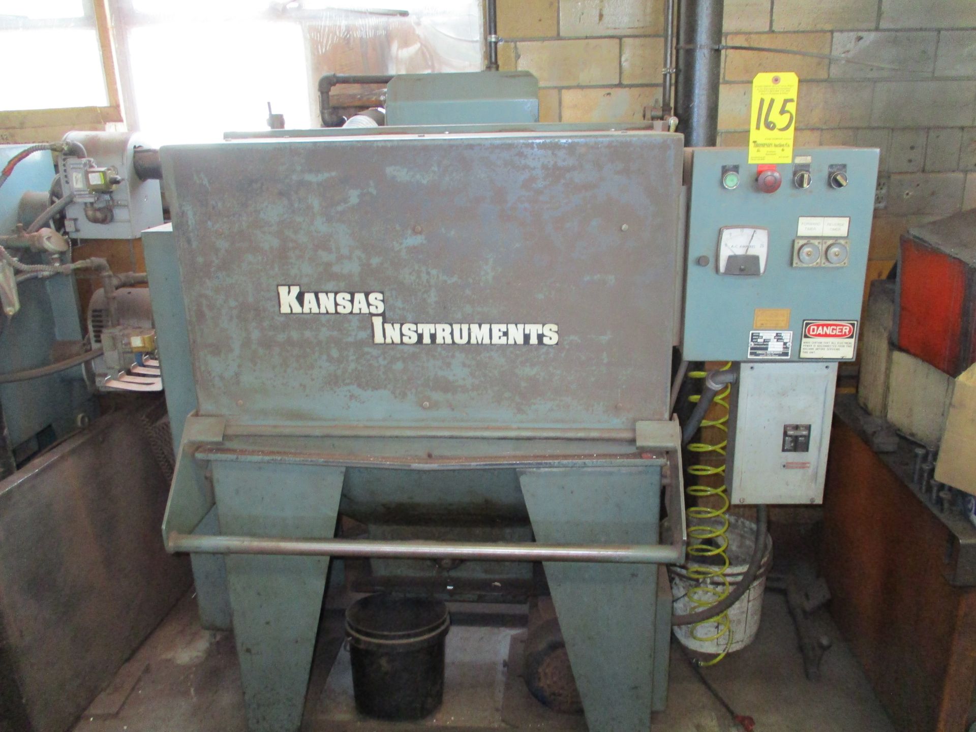 Kansas Instrument Model AB-502B Shot Blast Machine, SN 26678, with Dust Collector, 230V, 1 phase - Image 2 of 9