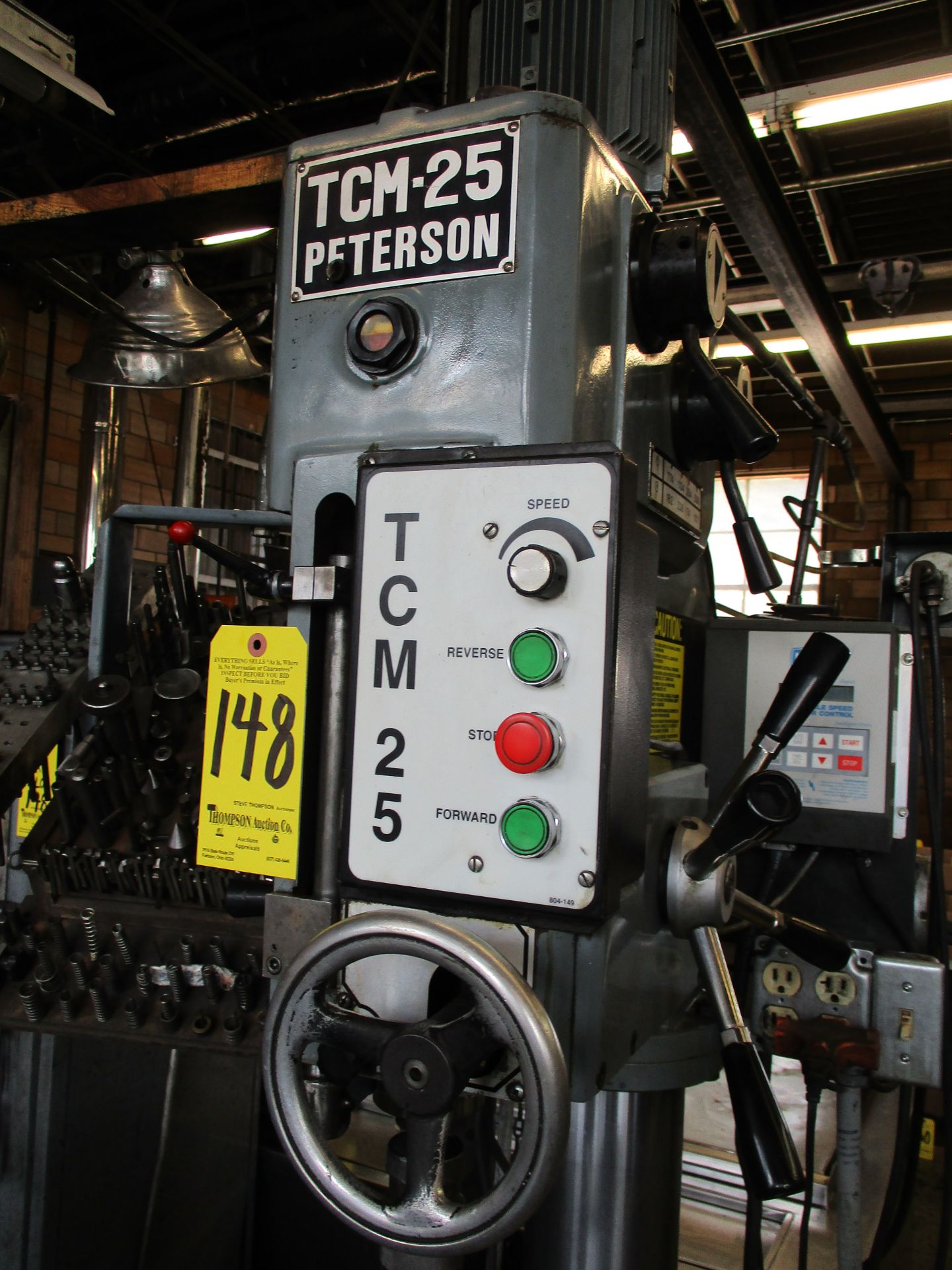 Peterson Model TCM-25 Valve Guide and Seat Machine, 44” Table Length, 26” Table Height, 6” Column - Image 3 of 11