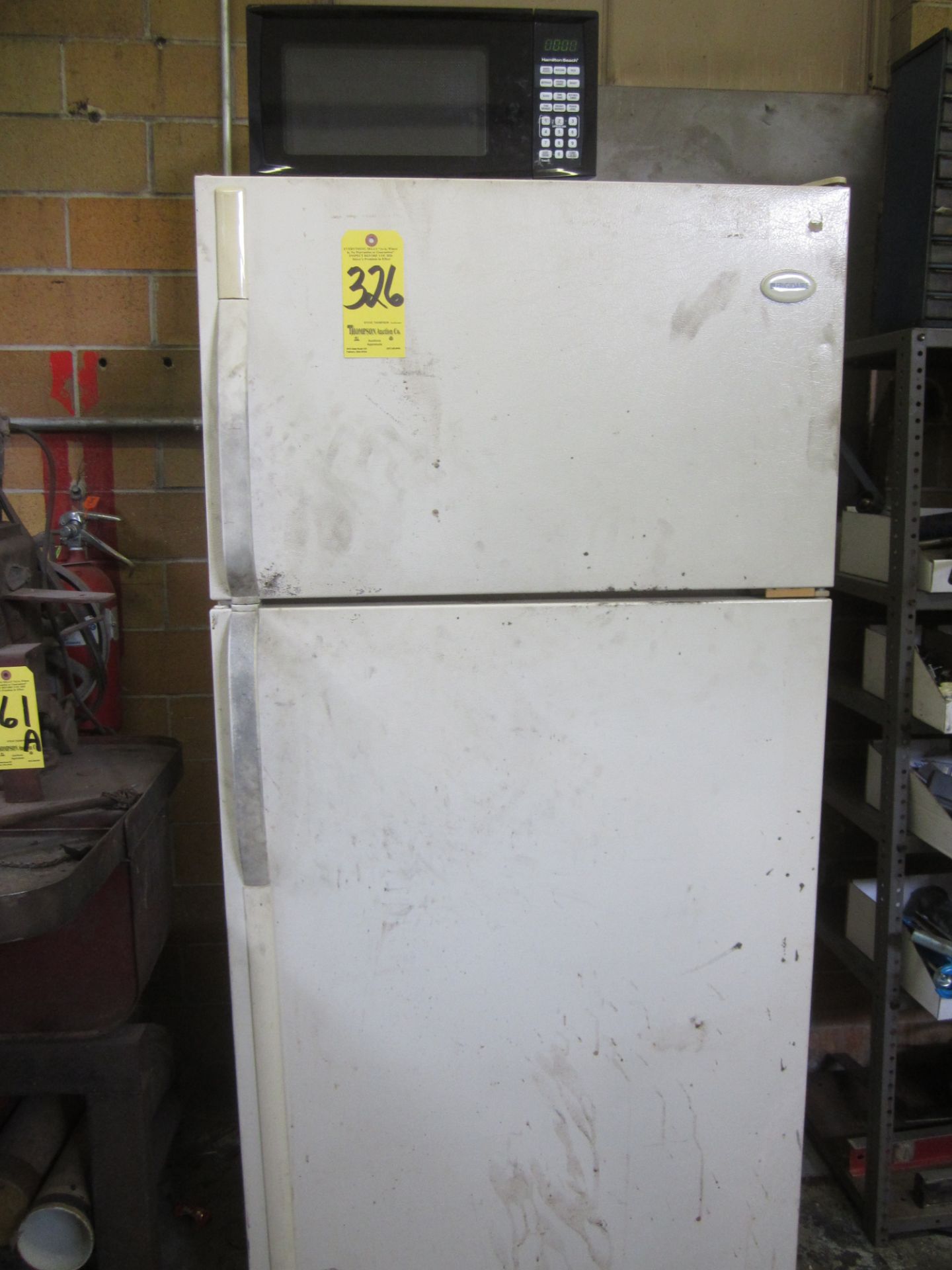 Frigidaire Refrigerator and Microwave