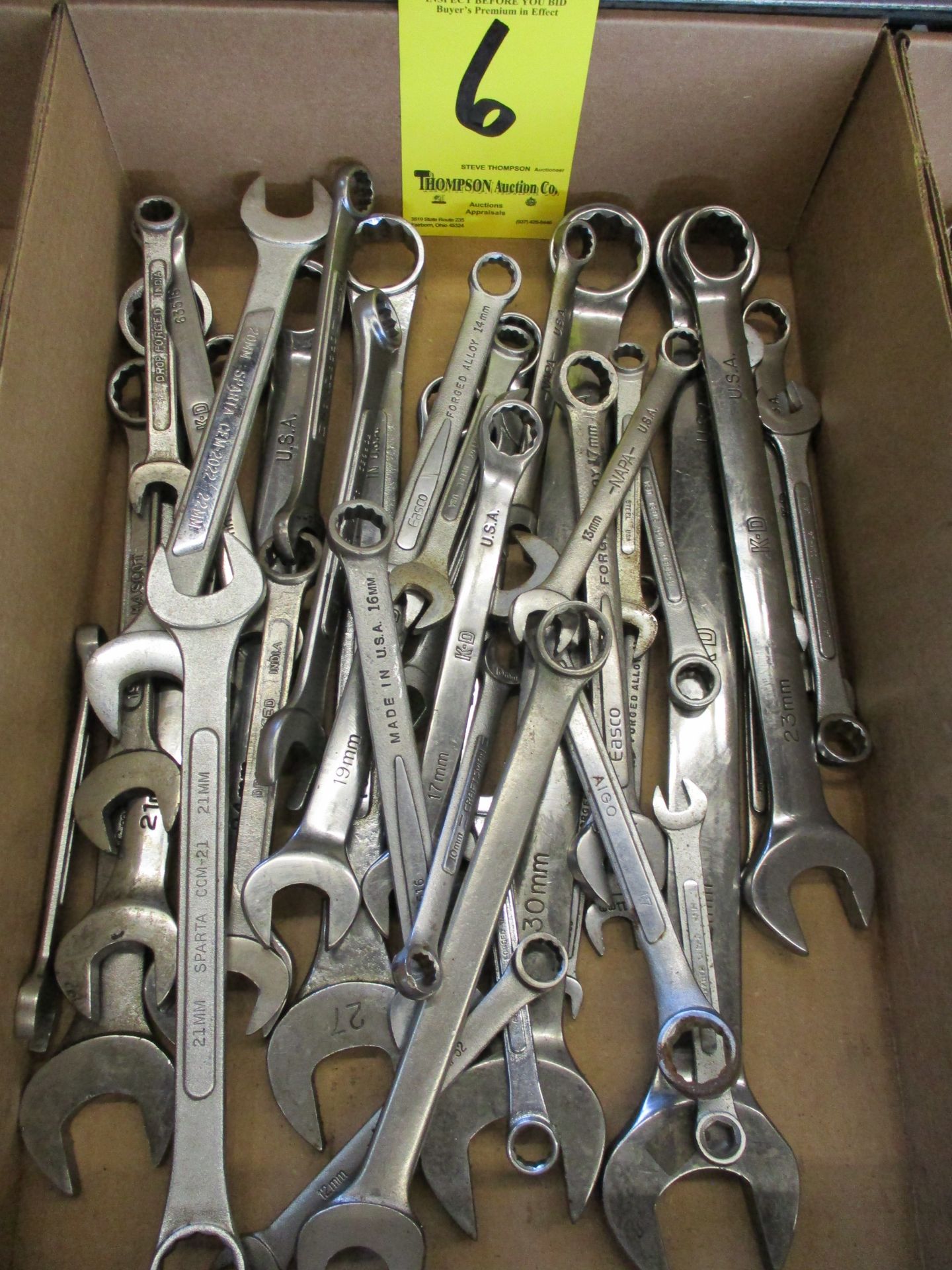 Metric Open and Box End Wrenches