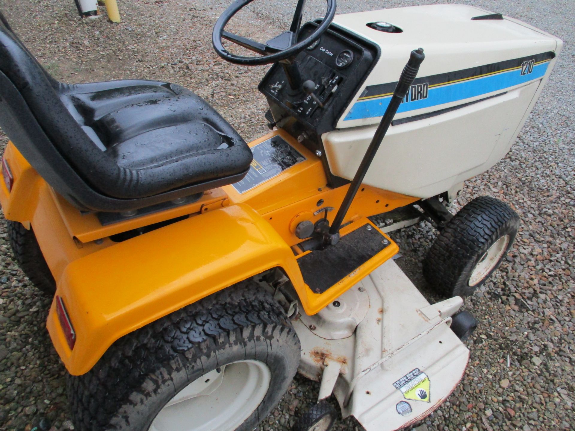 Cub Cadet Model 1210 Hydro Riding Lawn Mower, s/n 784497, 44" Mowing Deck, Newly Rebuilt Engine, - Image 3 of 7