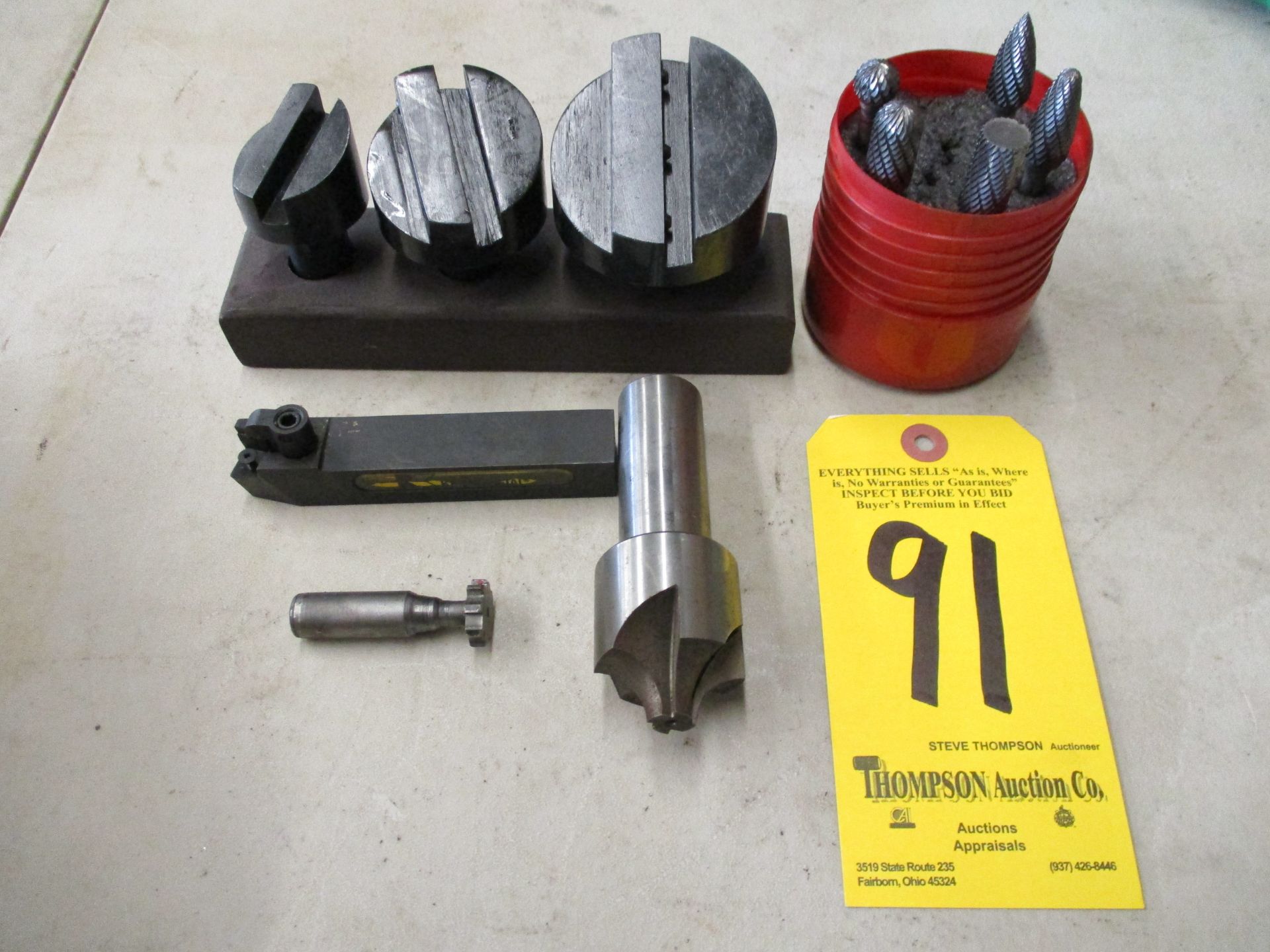 Fly Cutter Set, Burr Bits, Corner Radius Tool, Keyway Cutter, and Carbide Insert Lathe Tool