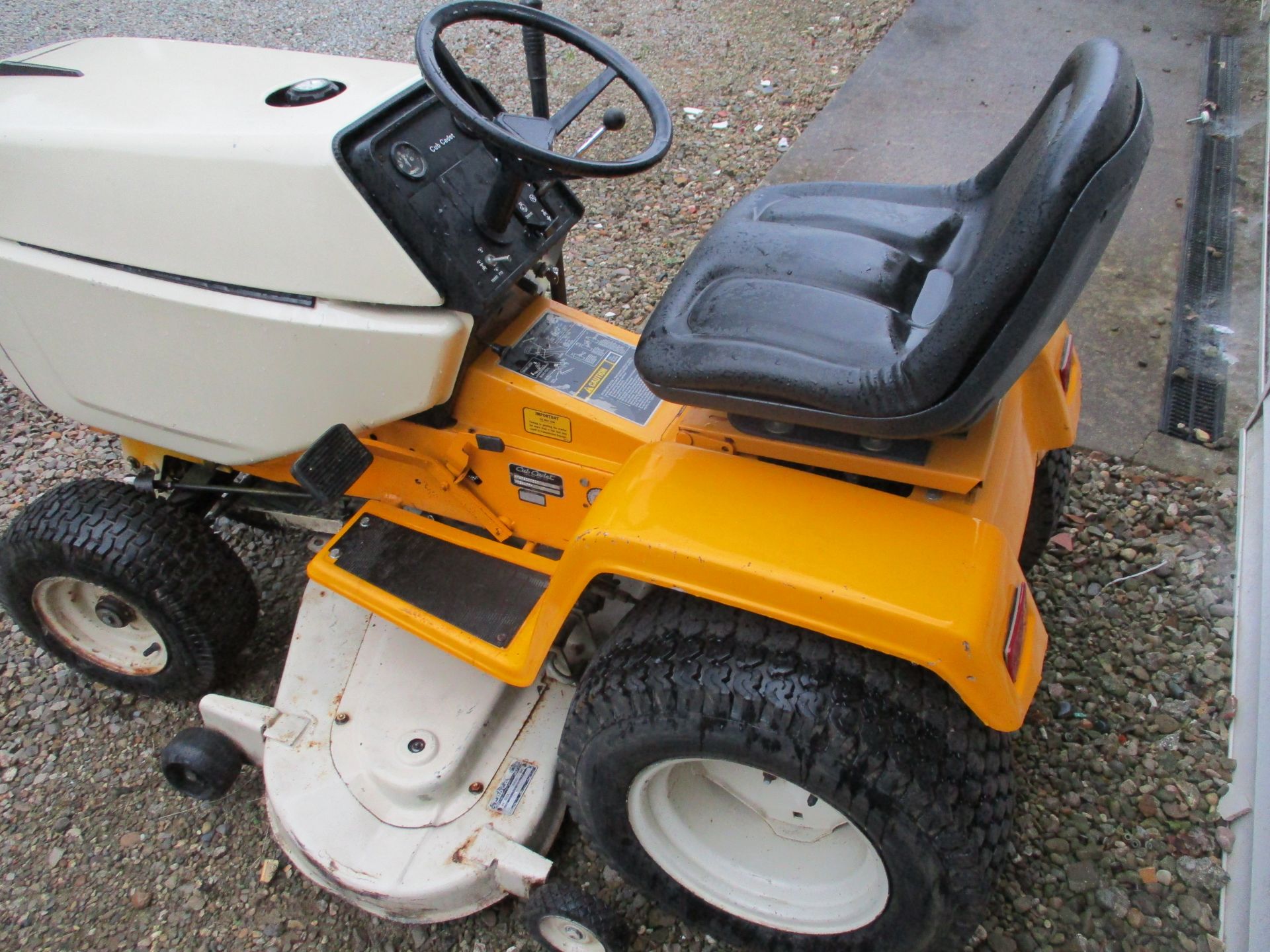 Cub Cadet Model 1210 Hydro Riding Lawn Mower, s/n 784497, 44" Mowing Deck, Newly Rebuilt Engine, - Image 4 of 7