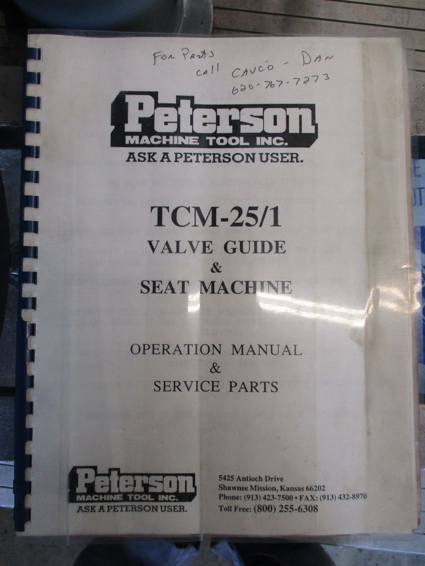 Peterson Model TCM-25 Valve Guide and Seat Machine, 44” Table Length, 26” Table Height, 6” Column - Image 11 of 11