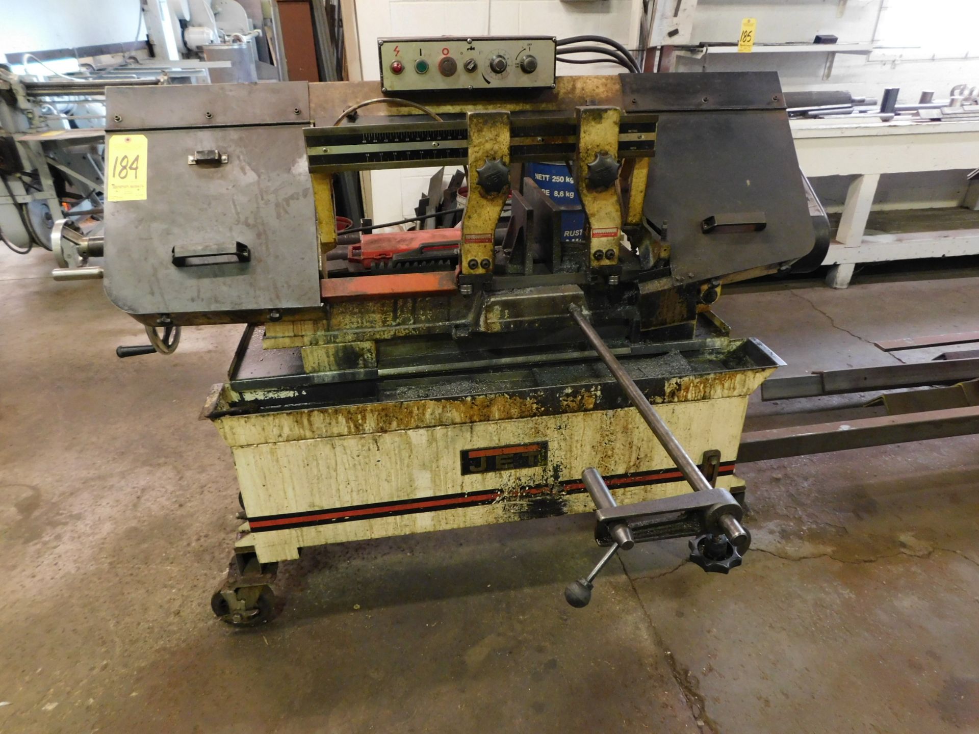 Jet Horizontal Band Saw, Model HBS-1018W, s/n 08121854, 2 HP, Single Phase - Image 4 of 5