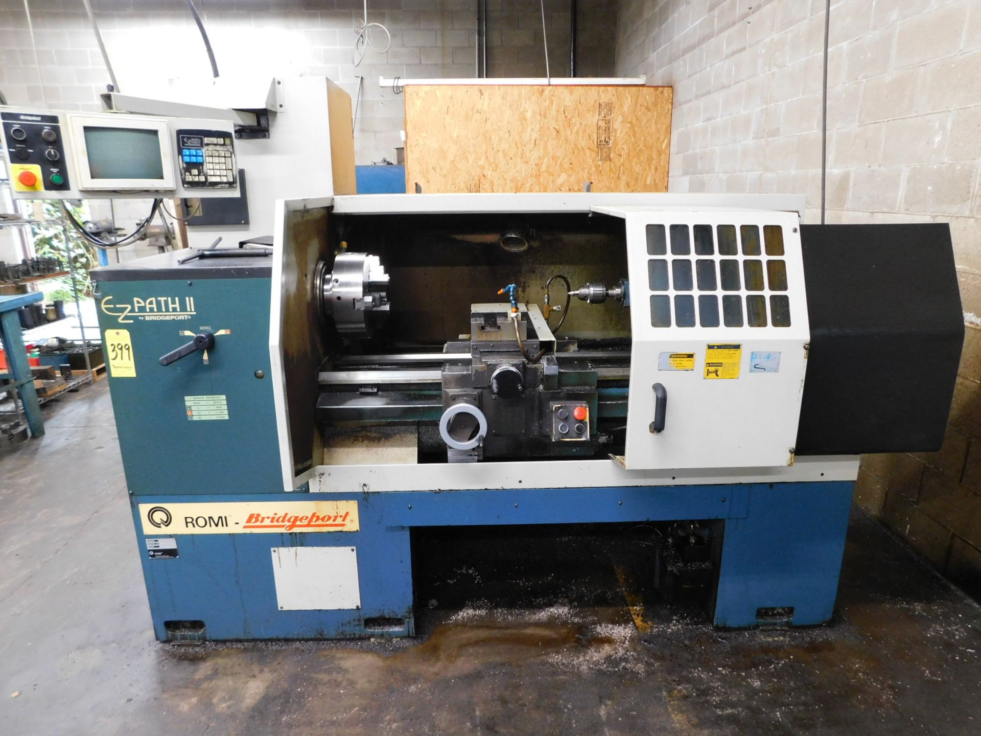 Bridgeport EZ-Path II CNC Tool Room Lathe, s/n 002-082179-325, New 1997, 20” X 42” Capacity,