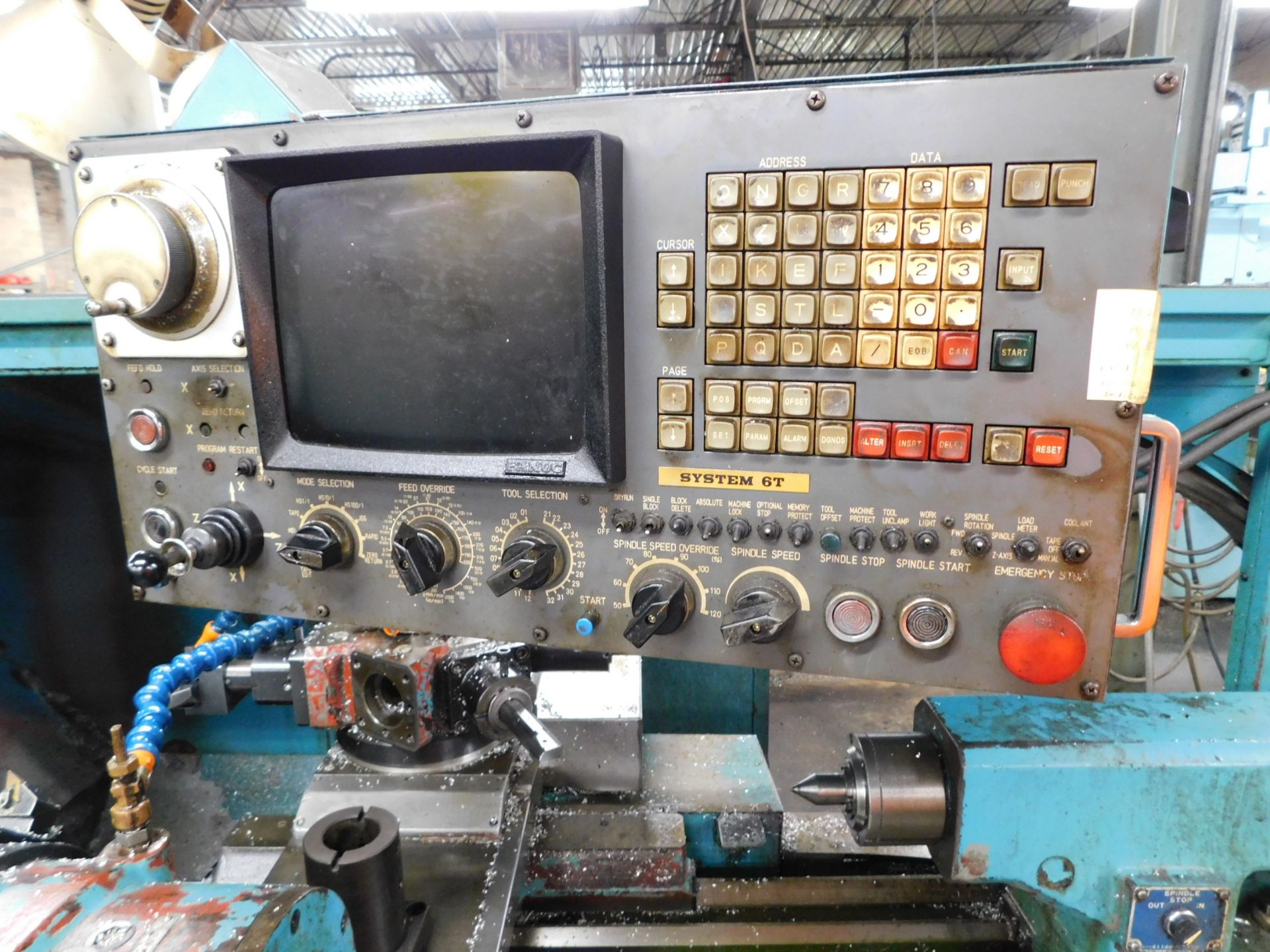 Mazak Model M4-1500 CNC Turning Center, s/n 17508, 22” X 60” Capacity, Fanuc 6TB CNC Control, 3” - Image 6 of 14