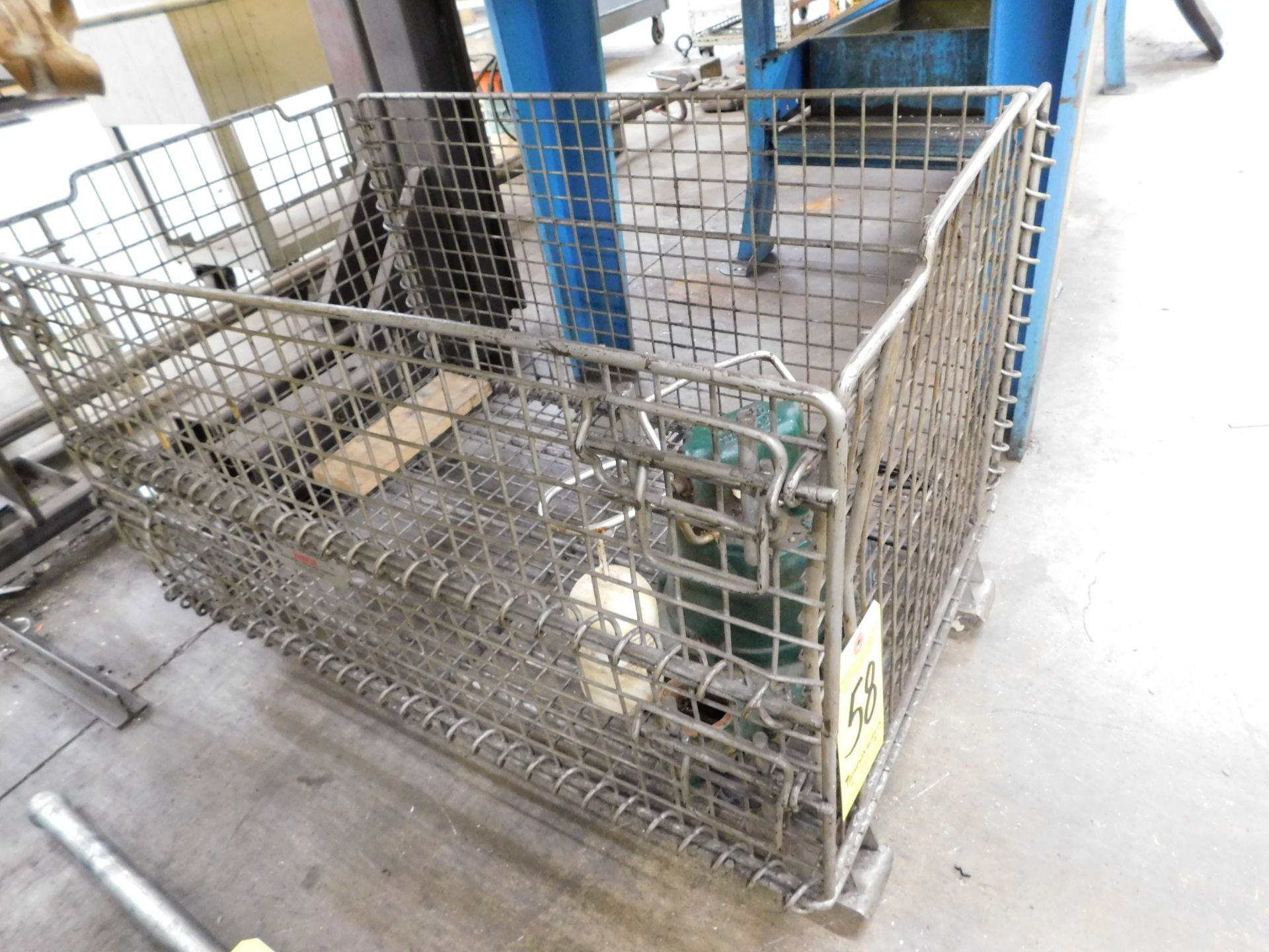 Sump Pump and Wire Basket