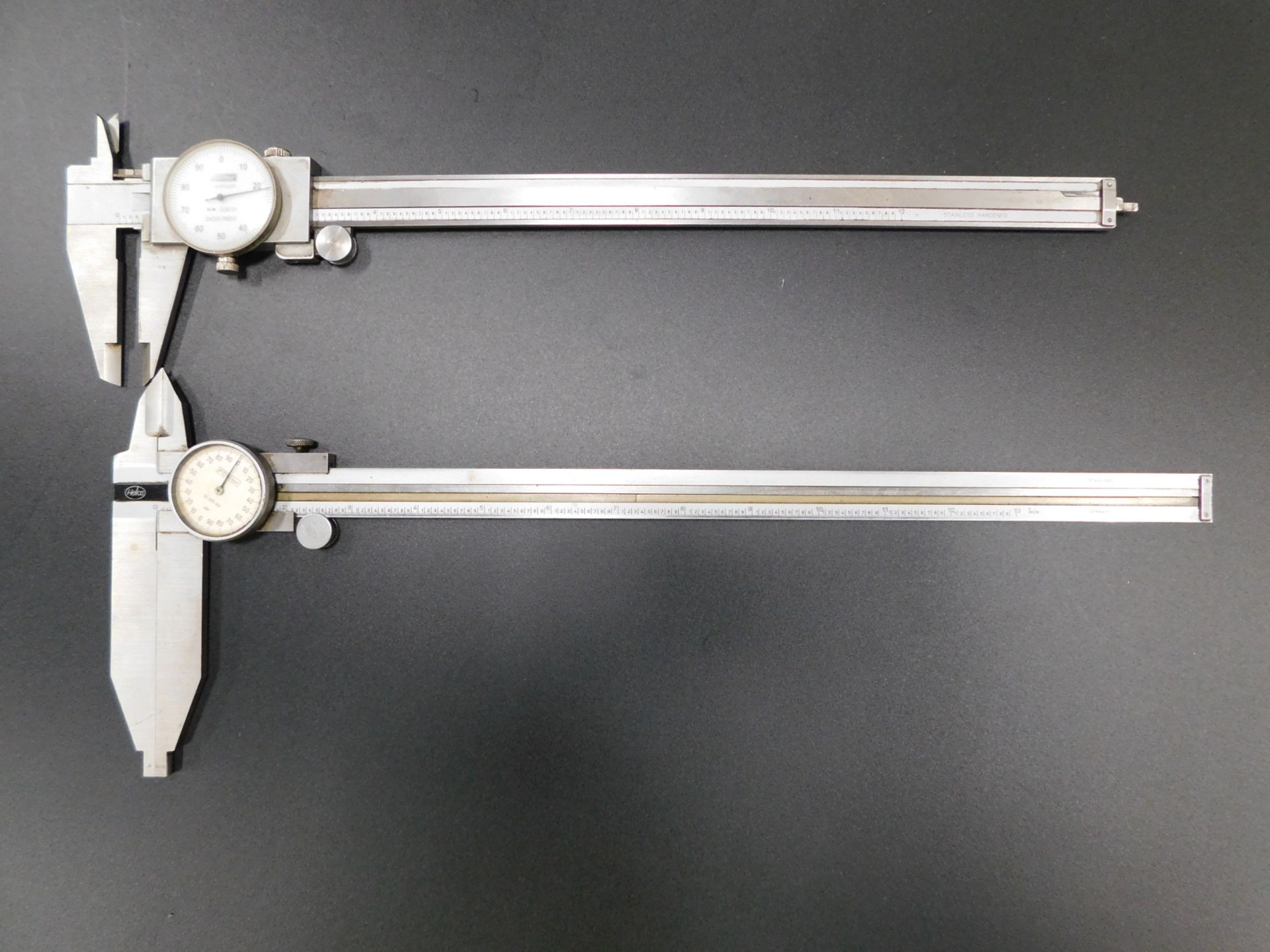 (2) 12" Dial Calipers