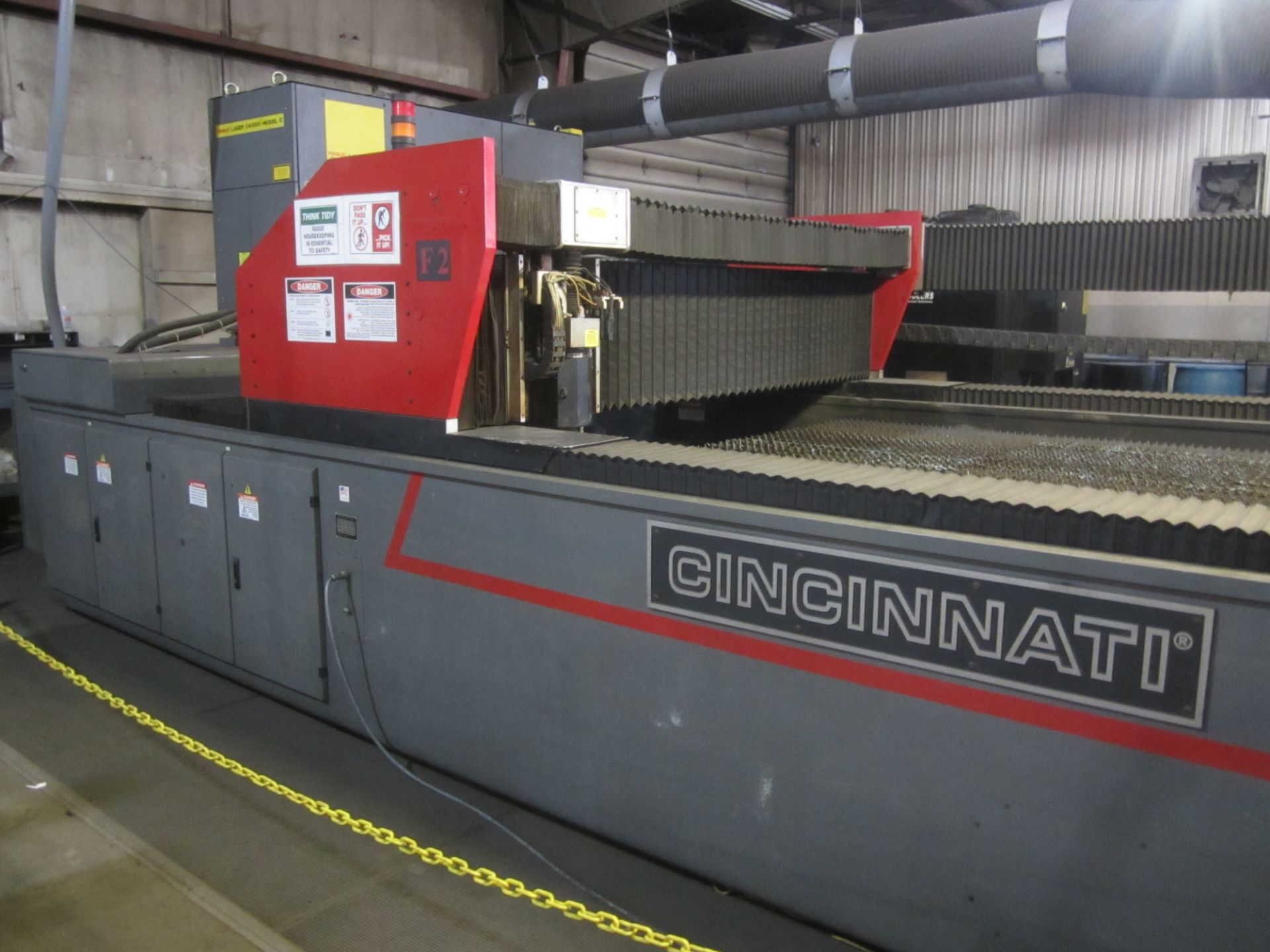 Cincinnati Model CL-840 CNC CO2 Laser, s/n 54830, 6' X 12', New 2012, 4,000 Watt, Max. Cutting - Image 2 of 23