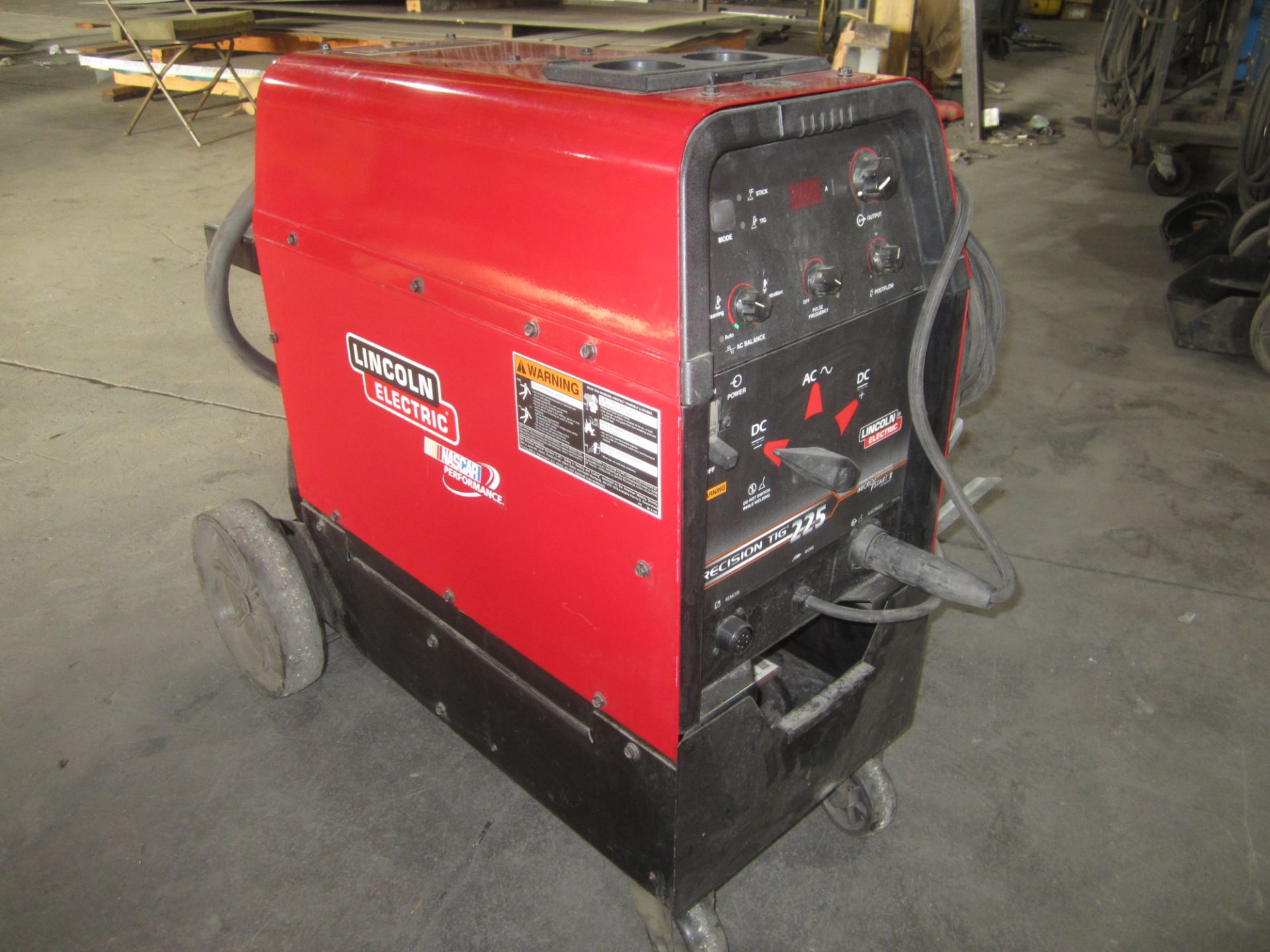 Lincoln Precision Tig 225 Tig Welder, s/n U1080707096, Sngle Phase