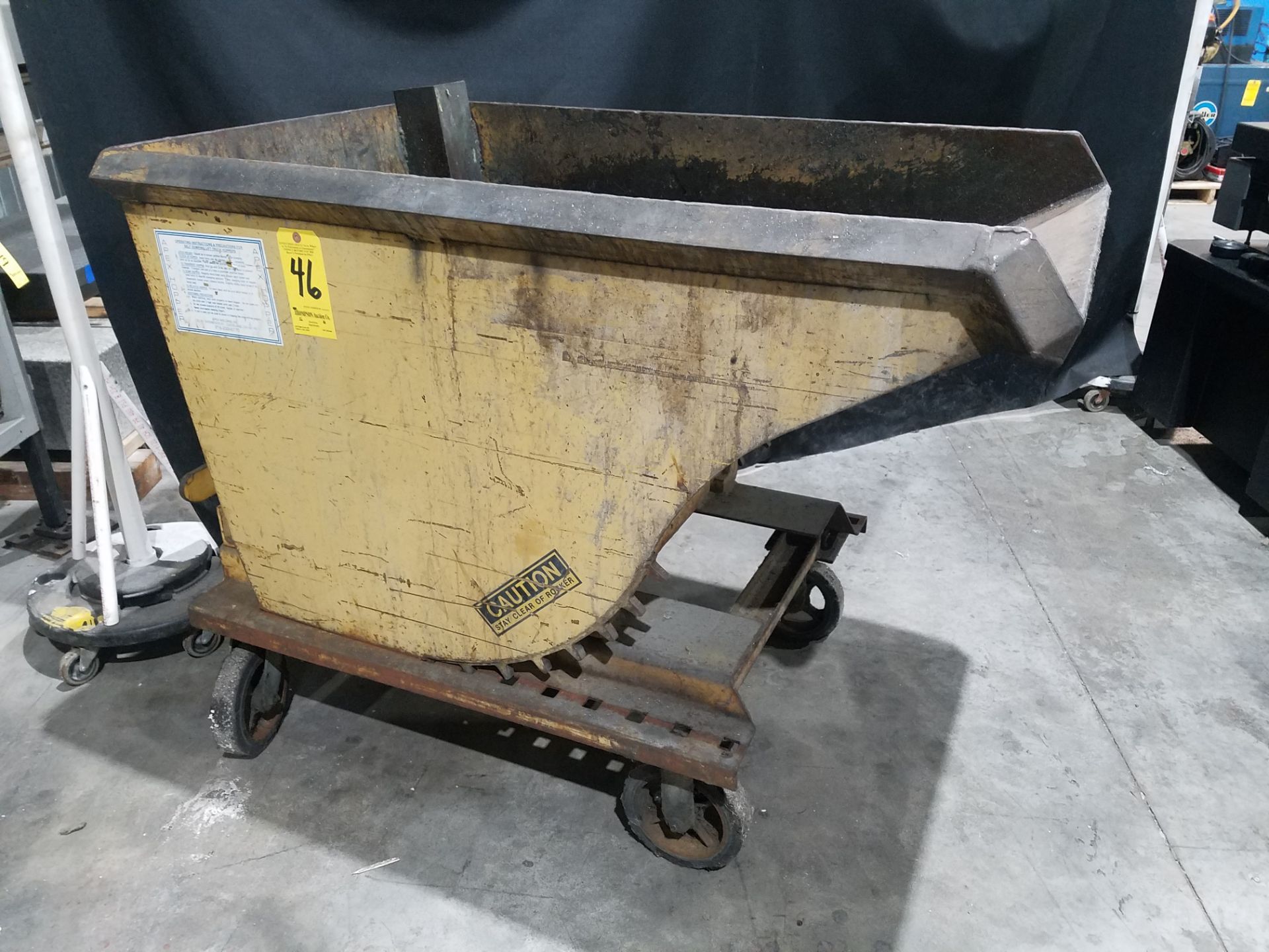 Self Dumping Hopper, 1/2 Cubic Yard