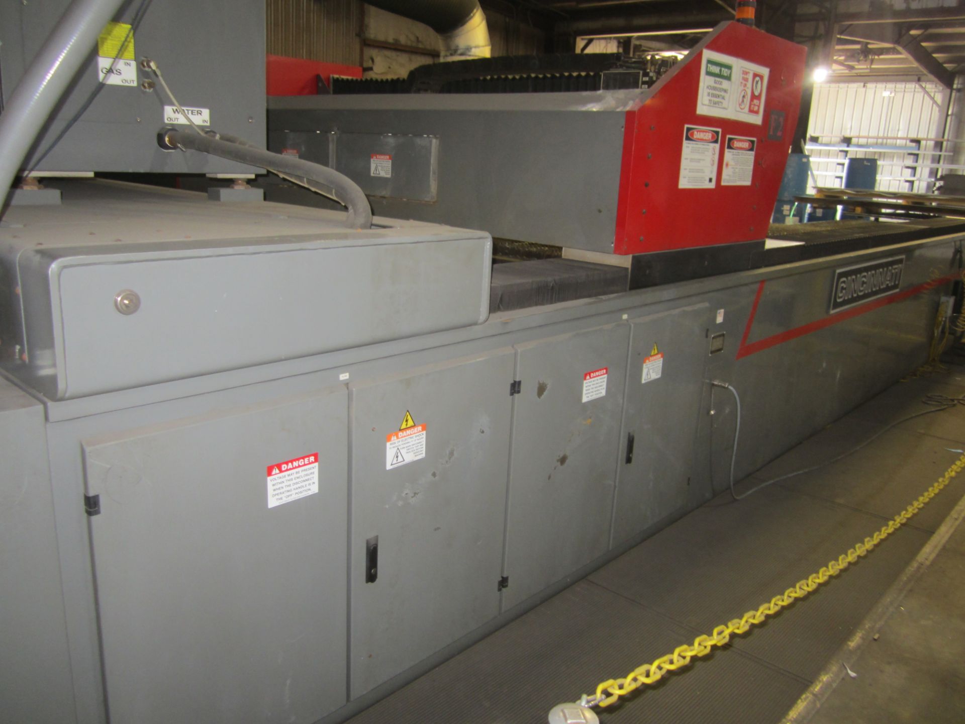 Cincinnati Model CL-840 CNC CO2 Laser, s/n 54830, 6' X 12', New 2012, 4,000 Watt, Max. Cutting - Image 17 of 23