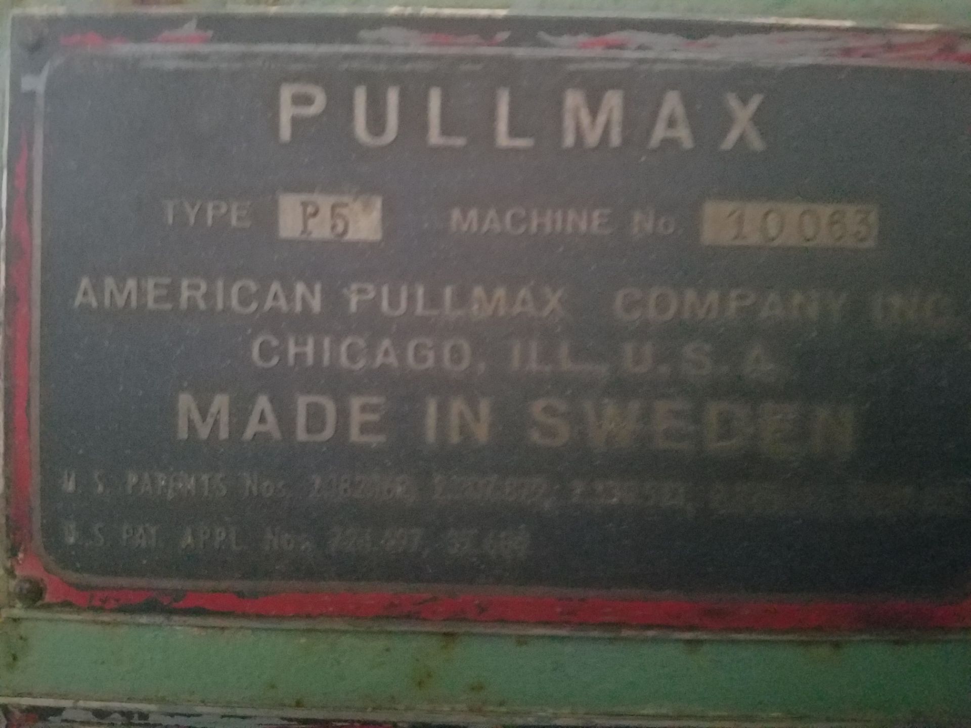 Pullmax Model P5 Power Nibbler, s/n 10063 - Image 6 of 13