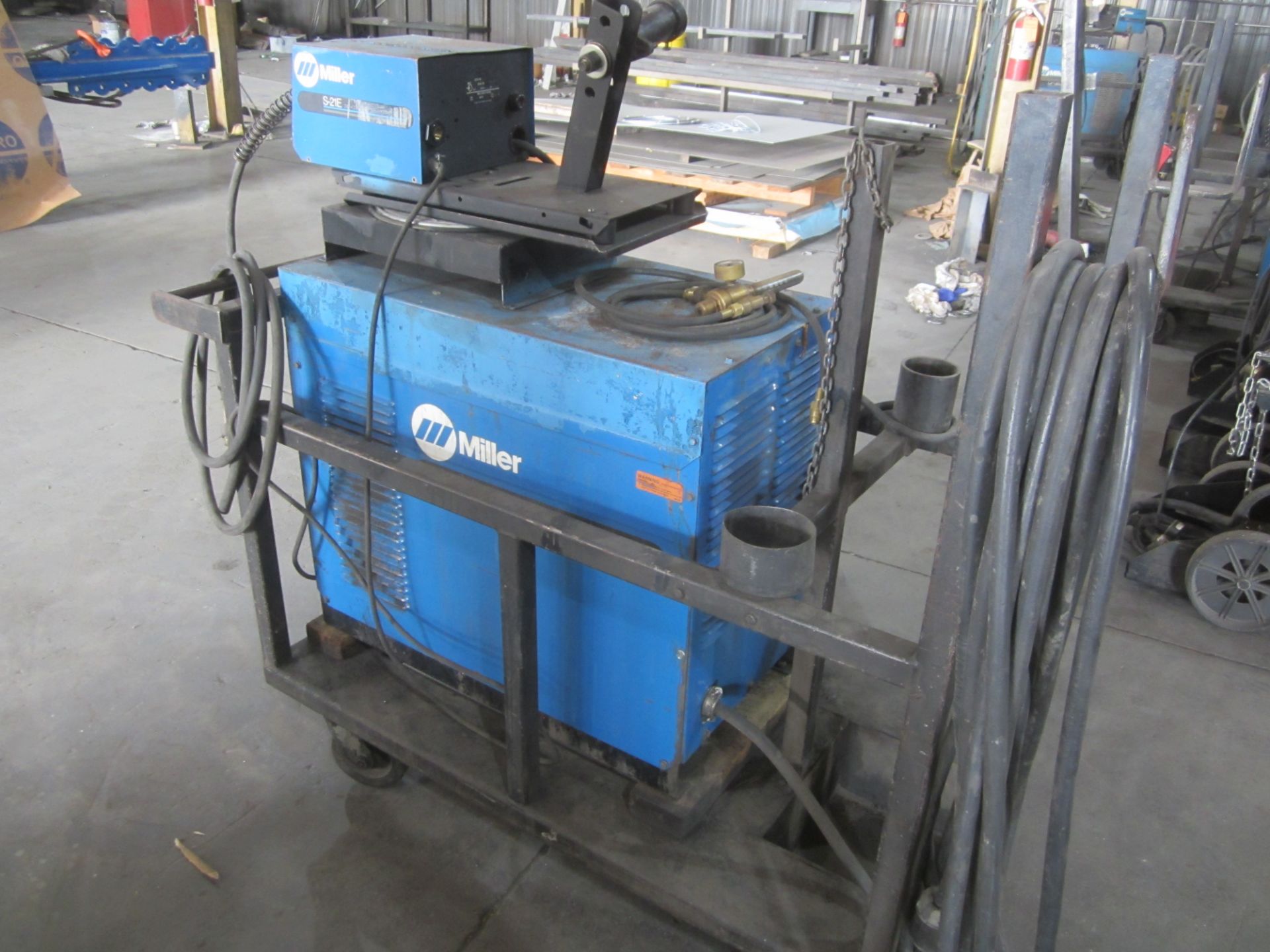 Miller CP-300 Mig Welder, s/n KB030296, With Miller S21E Wire Feeder - Image 3 of 7