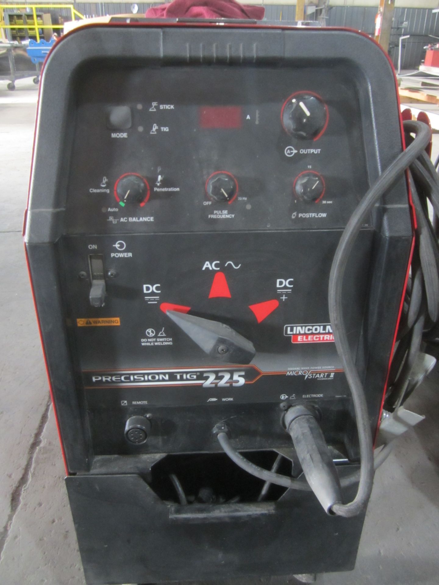 Lincoln Precision Tig 225 Tig Welder, s/n U1080707096, Sngle Phase - Image 6 of 7