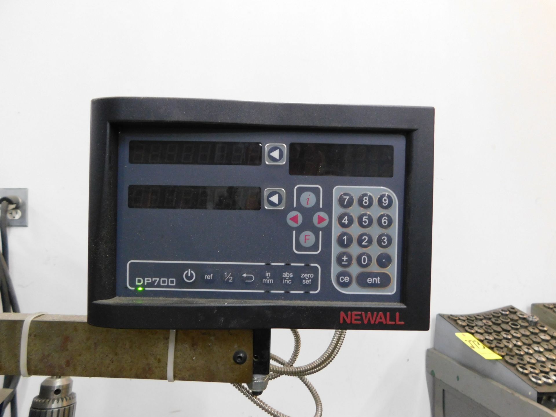 Seiki-XL Vertical Mill, Model 3VX, s/n 8225, 10” X 50” Table, Newall D.R.O., 3 HP, R-8 Spindle - Image 6 of 7