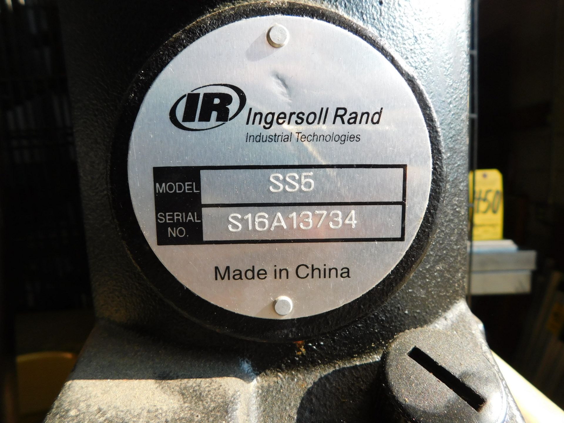 Ingersol Rand 5 HP, 2-Stage Vertical Mount Air Compressor, 230/1/60, 80 Gallon Tank - Image 4 of 4