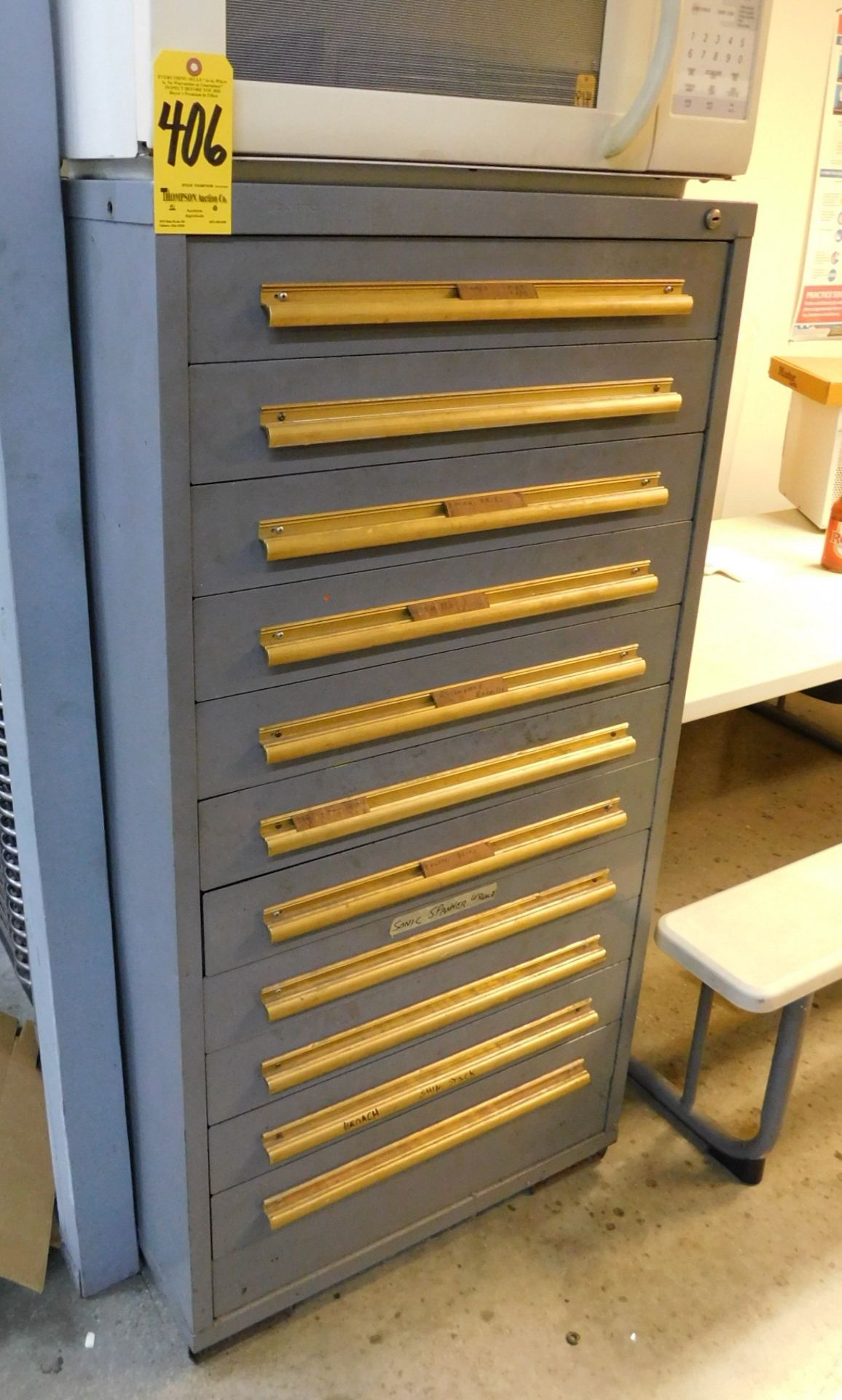 Equipto 11-Drawer Parts Cabinet