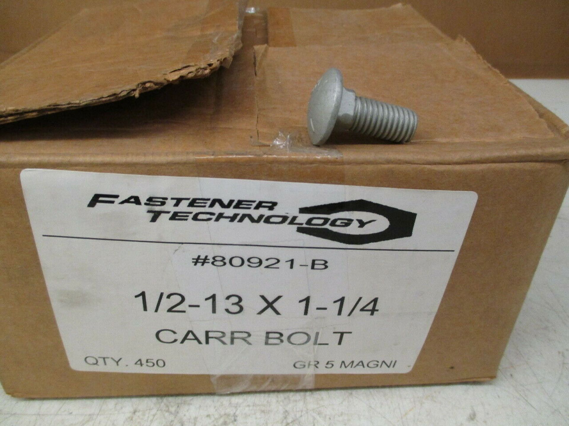 Fastener Technology 1/2-13 X 1-1/4 Grade 5 Corrosion Resistance Carriage Bolts *Box of 450