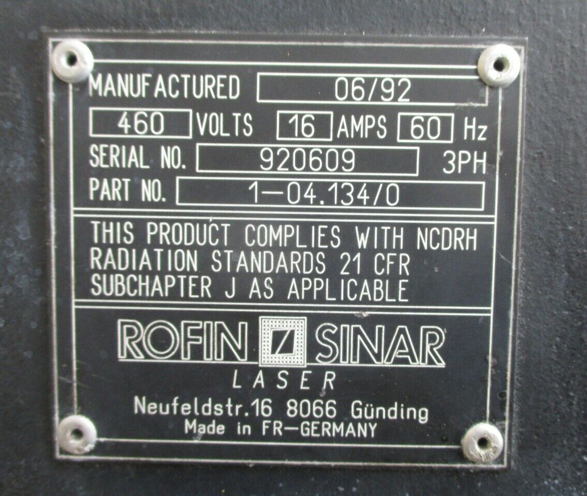 Rofin-Sinar Powerline Laser - Image 6 of 7