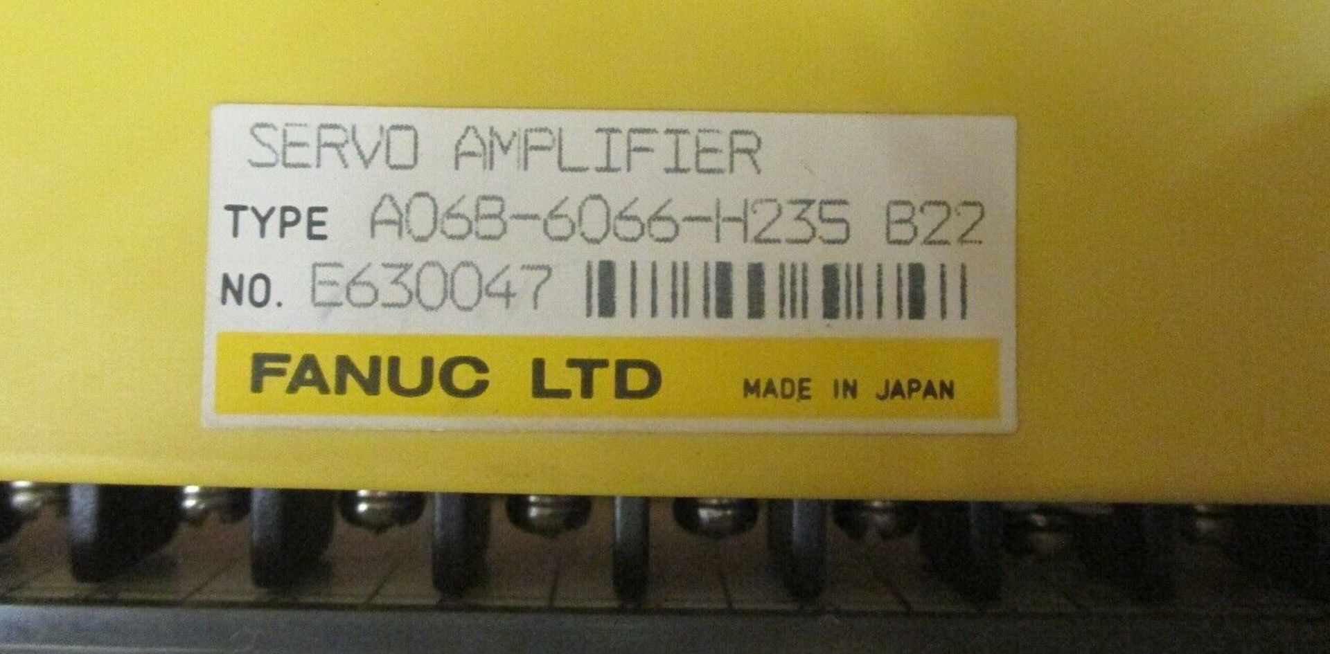 Fanuc A06B-6066-H235 Servo Amplifier Ser C - Image 5 of 5