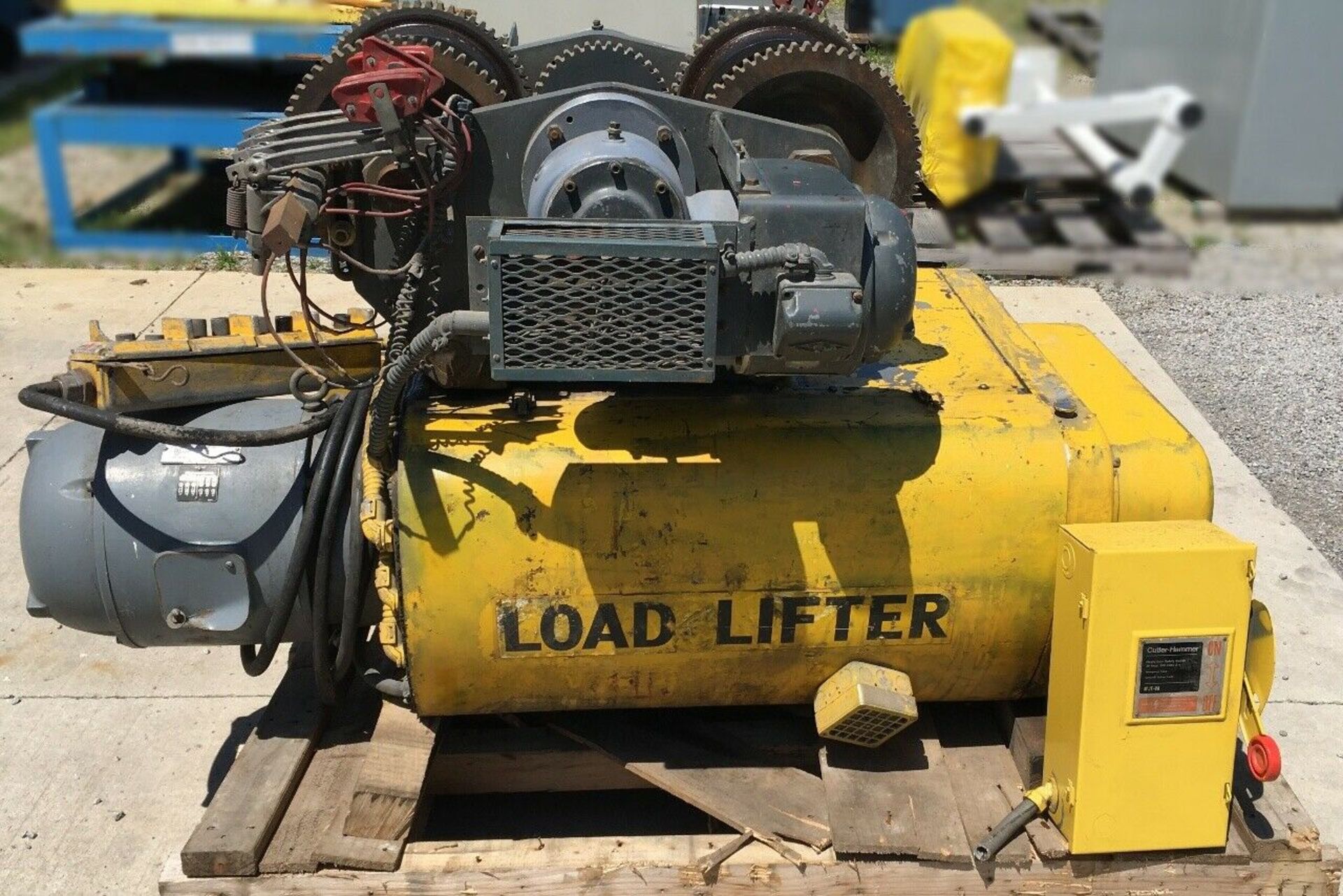 Dresser Load Lifter 10 Ton Wire Rope Hoist With Power Trolley 460 V