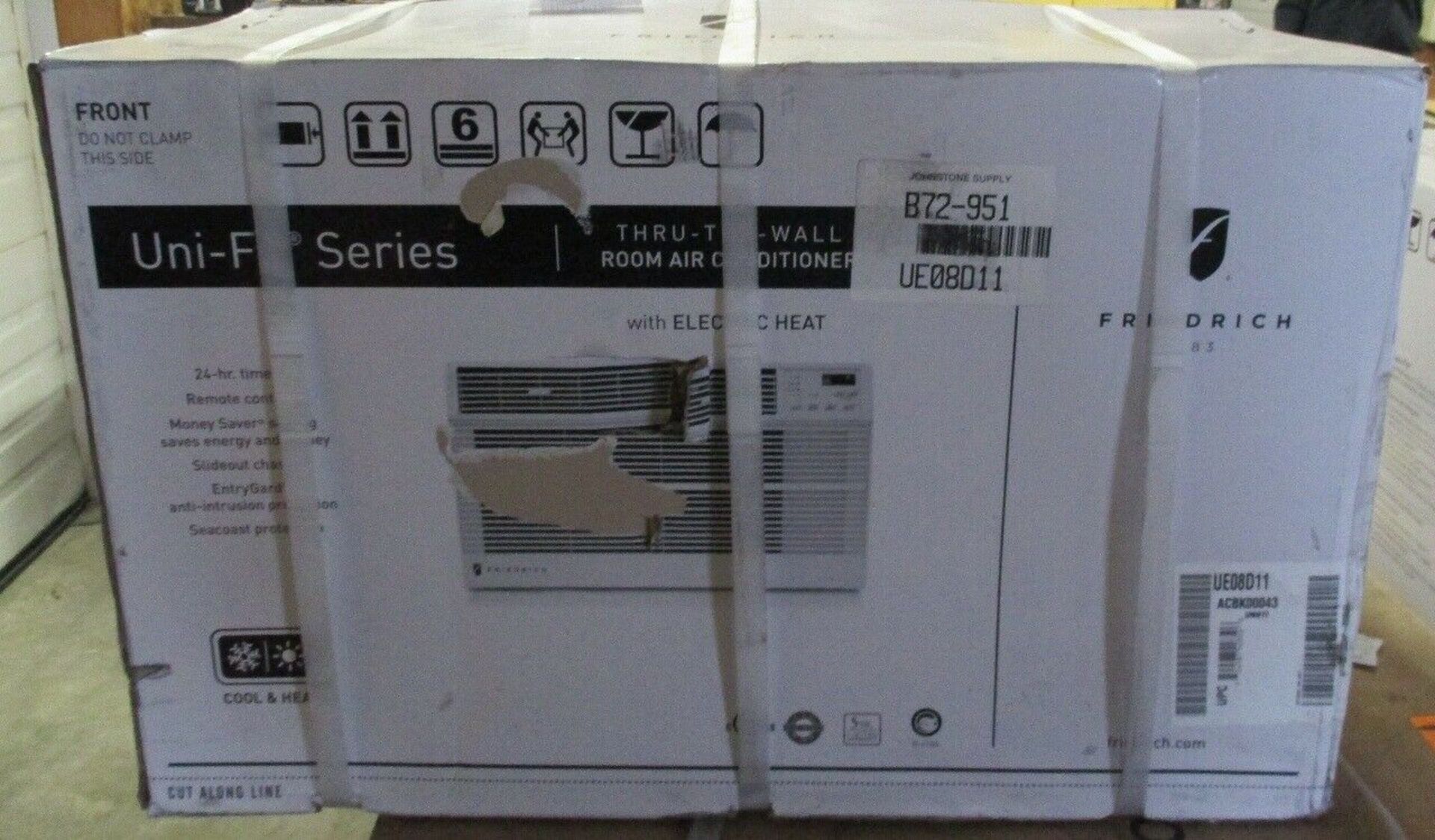 Friedrich 8000 BTU Air Conditioner w electric heat, 115 Volt, New Old Stock