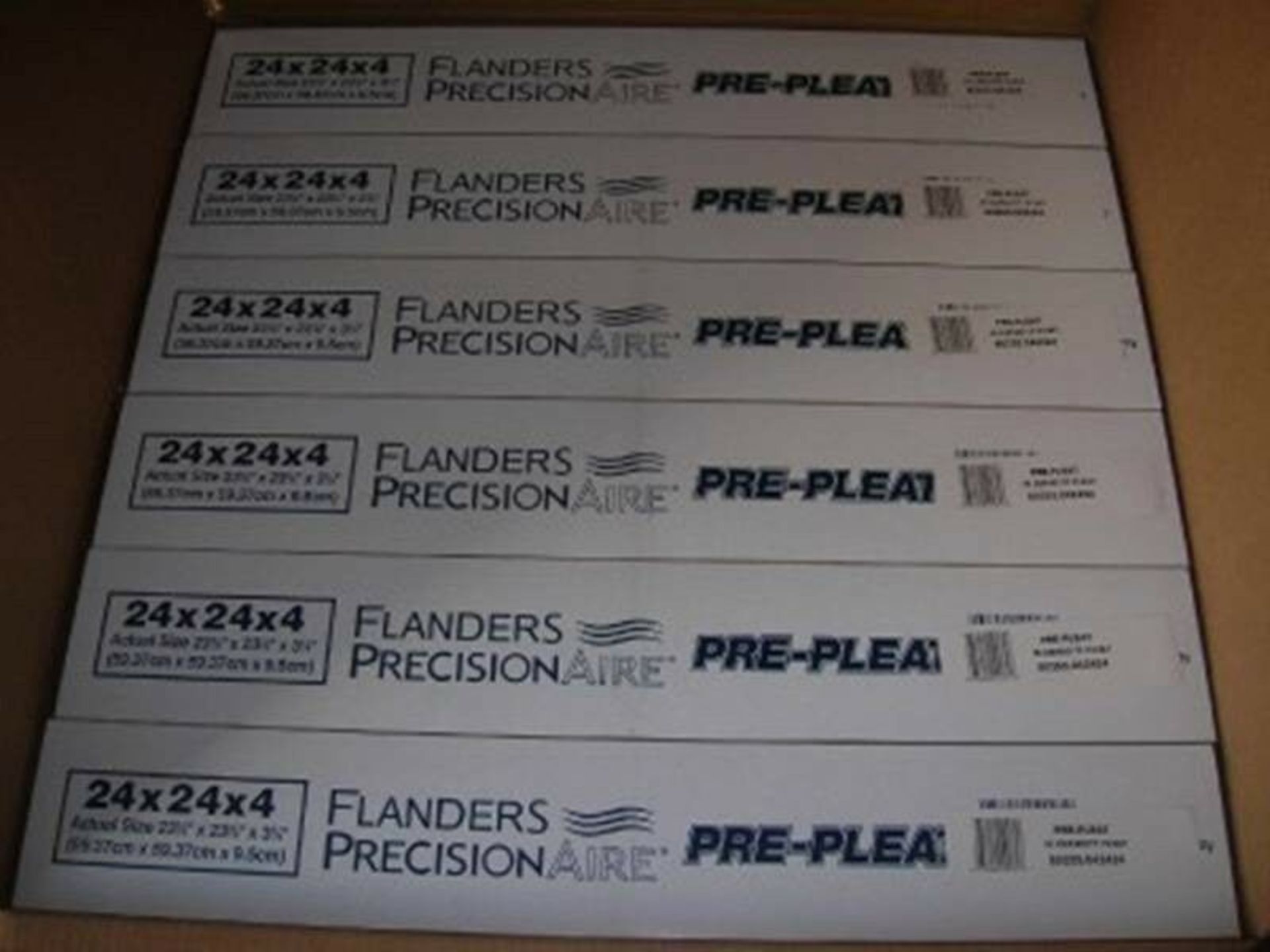 Flanders Precision Aire 24x24x4 Furnace / AC High Capacity Air Filter 6 Pack NEW - Image 2 of 4