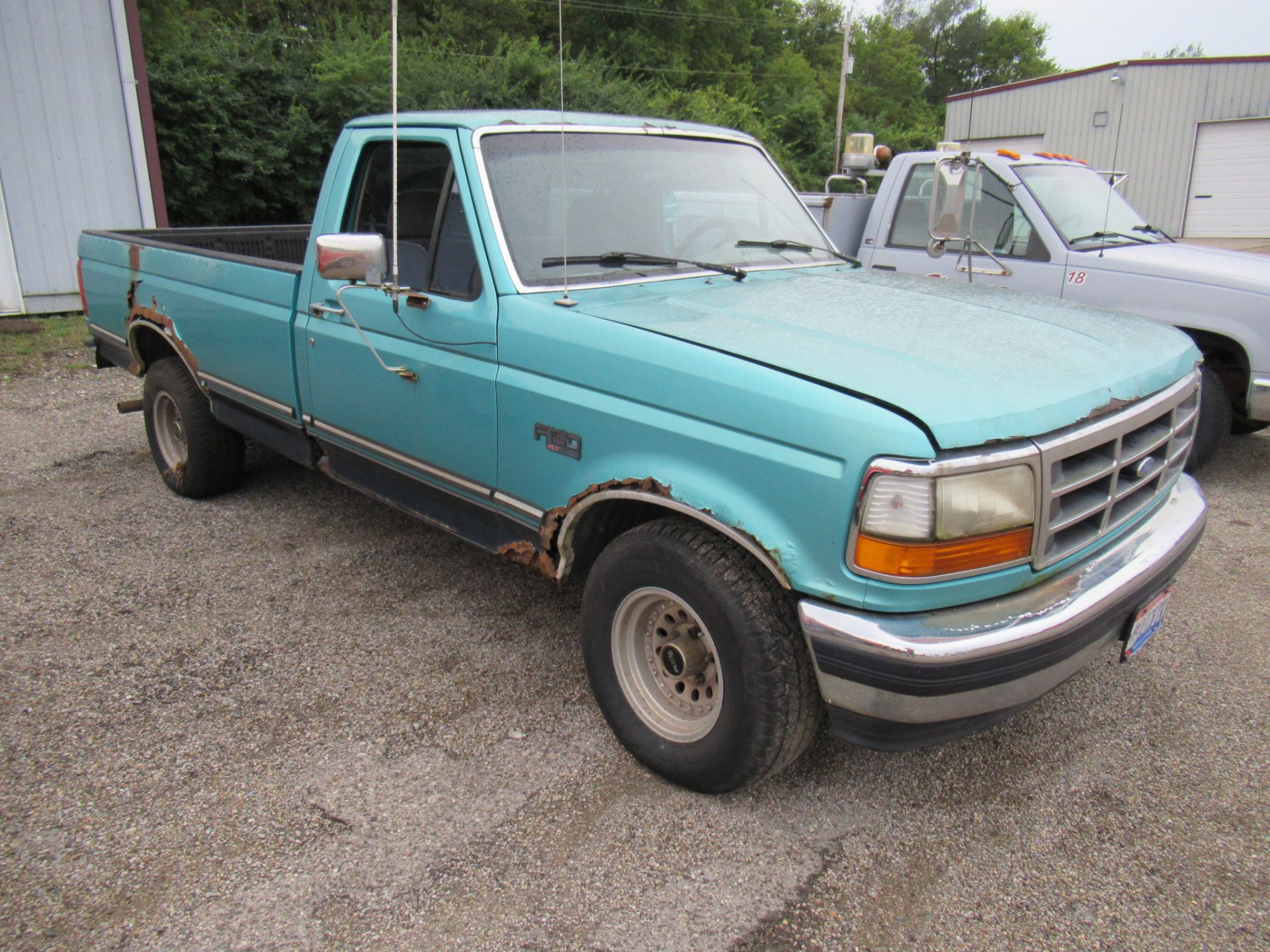 1995 Ford F-150 XLT Pickup Truck, 8' Bed, PW, PL, Auto Cruise, AC, AM/FM, Cassette, Dual Fuel Tanks, - Image 7 of 20