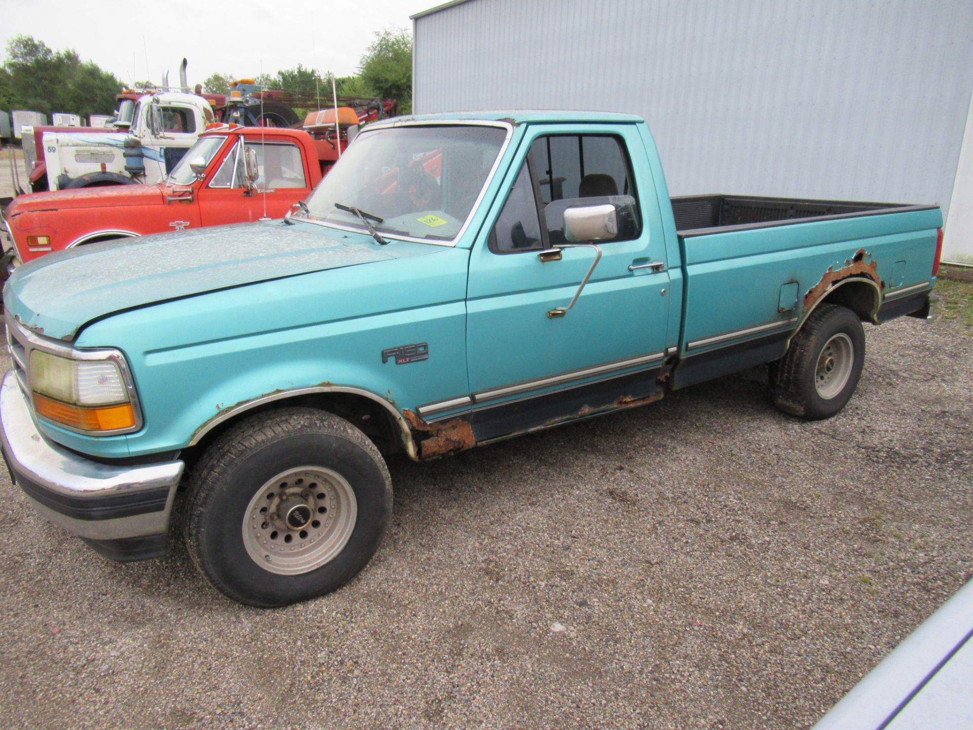 1995 Ford F-150 XLT Pickup Truck, 8' Bed, PW, PL, Auto Cruise, AC, AM/FM, Cassette, Dual Fuel Tanks, - Image 3 of 20