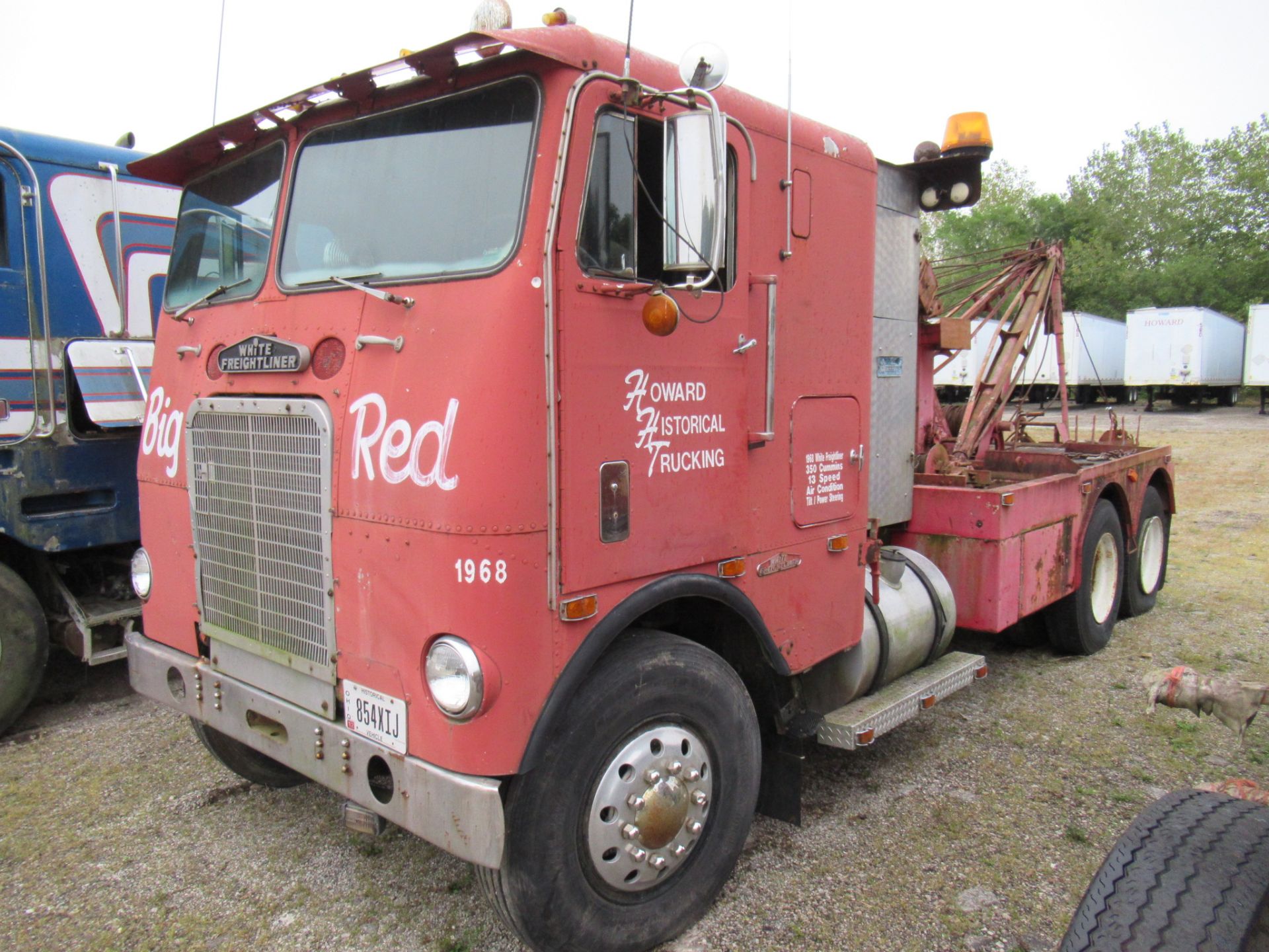 1968 White/Freightliner, 350 Cummins, with Wrecker Body 13-Speed, AC, ( Running ), 617,453 miles - Image 2 of 38