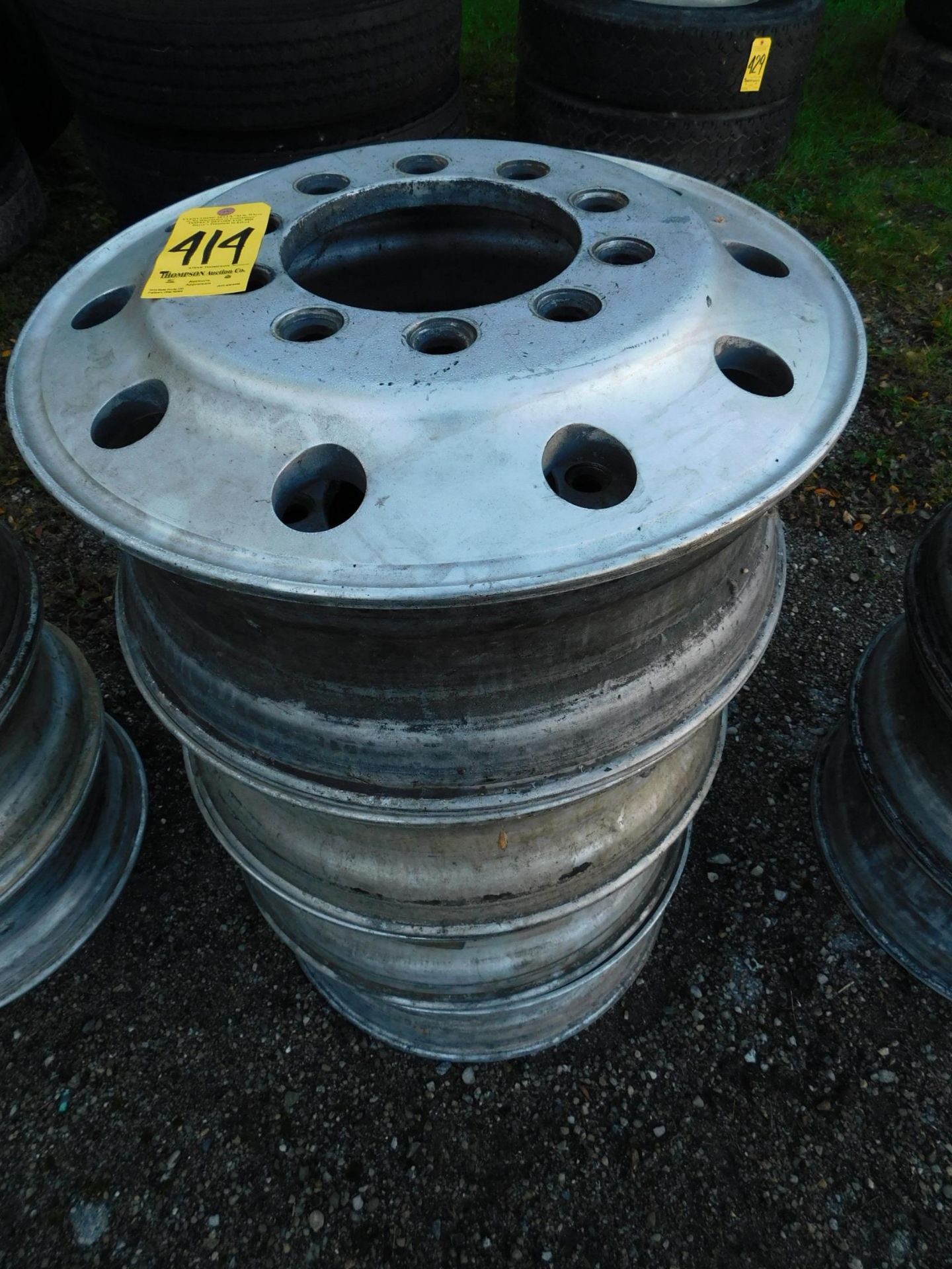 (4) Aluminum 24.5 Wheels