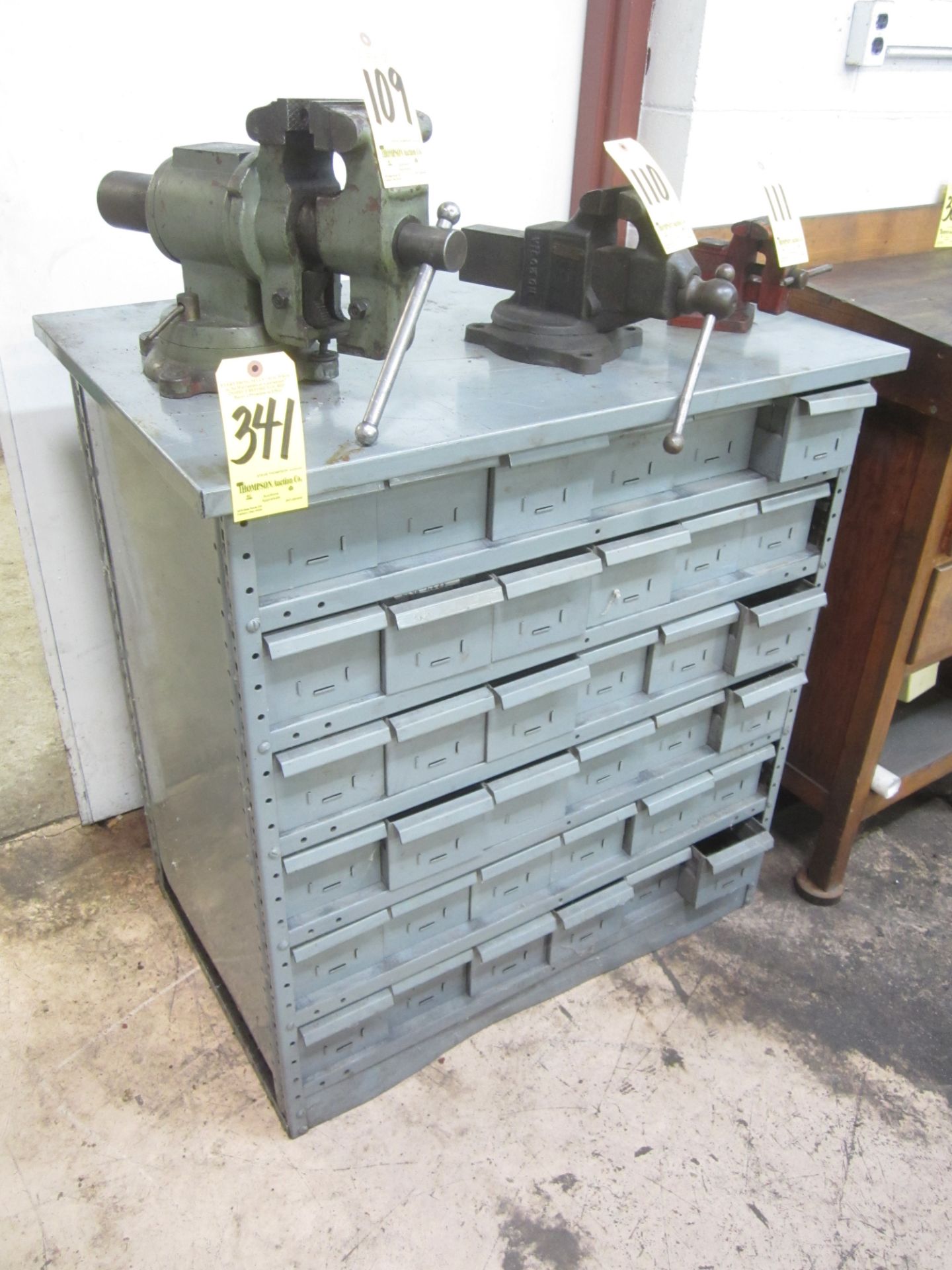 36-Drawer Metal Parts Cabinet with Hardware