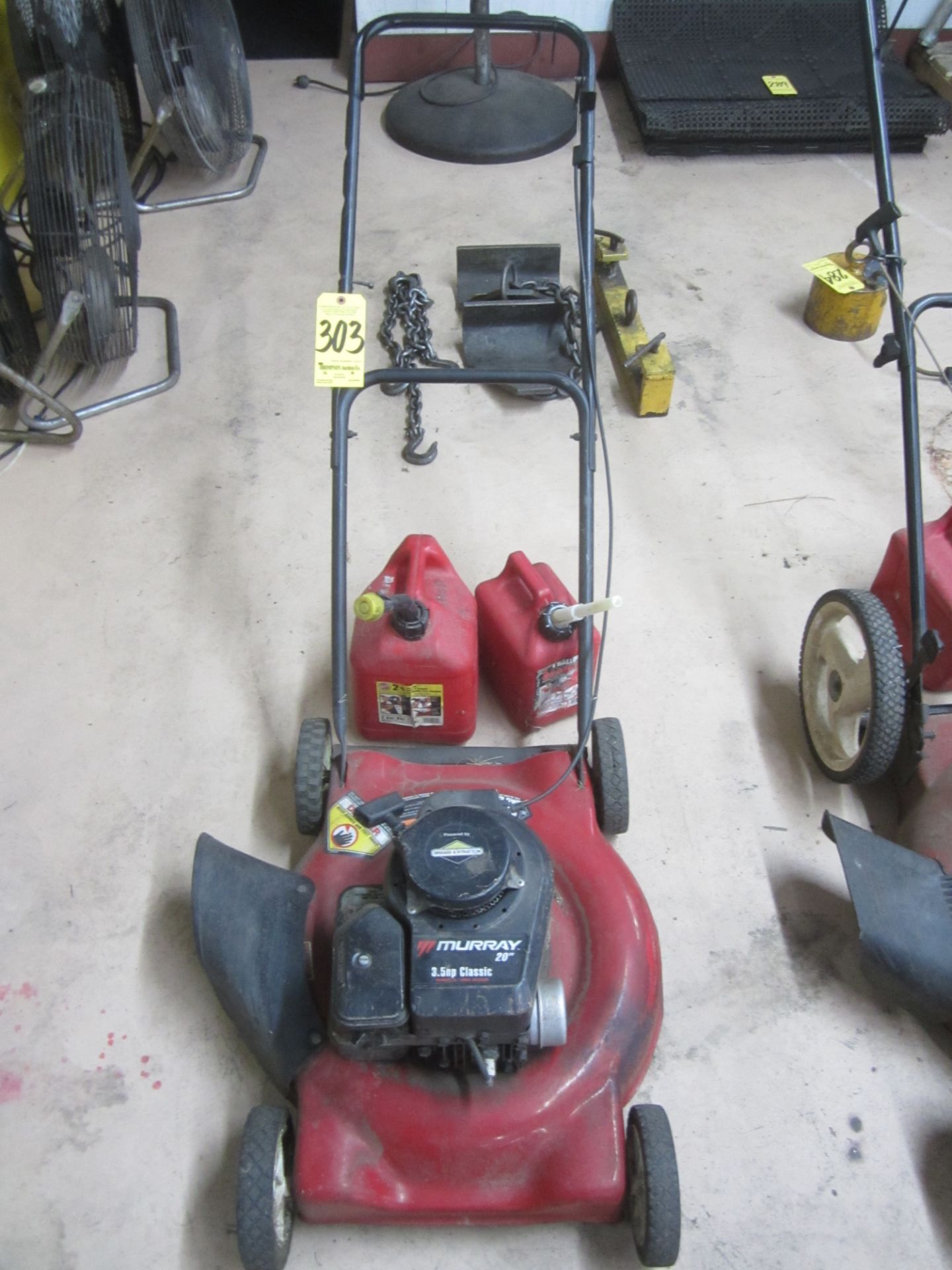Murray 20" Lawn Mower with Gas Cans
