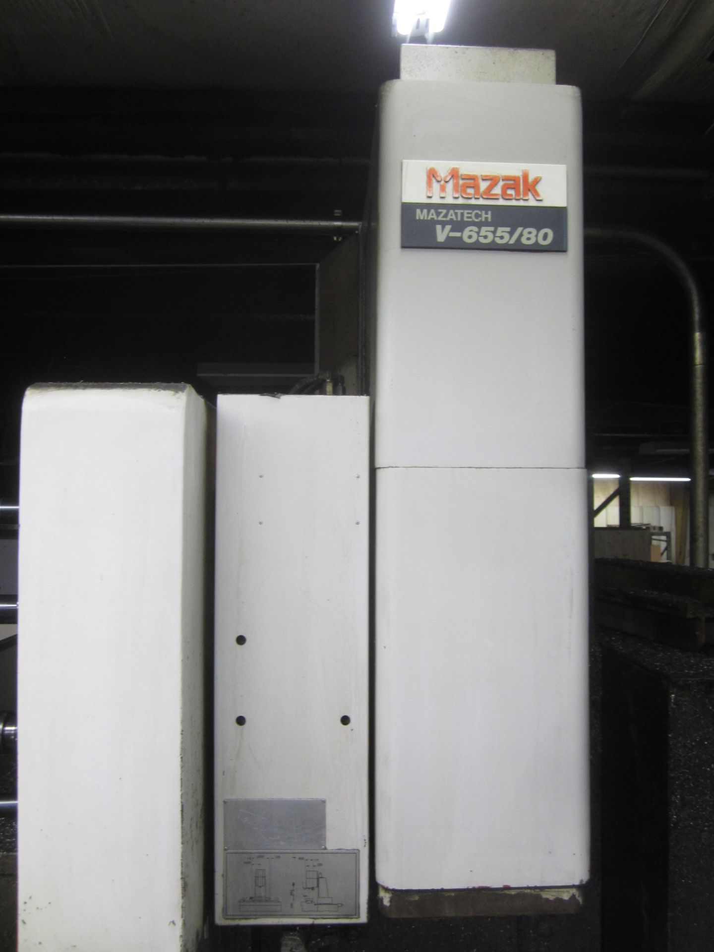 Mazak Model Mazatech V-655/80 CNC Vertical Machining Center, s/n 114267, New 1994, Mazatrol M-32 CNC - Image 3 of 11