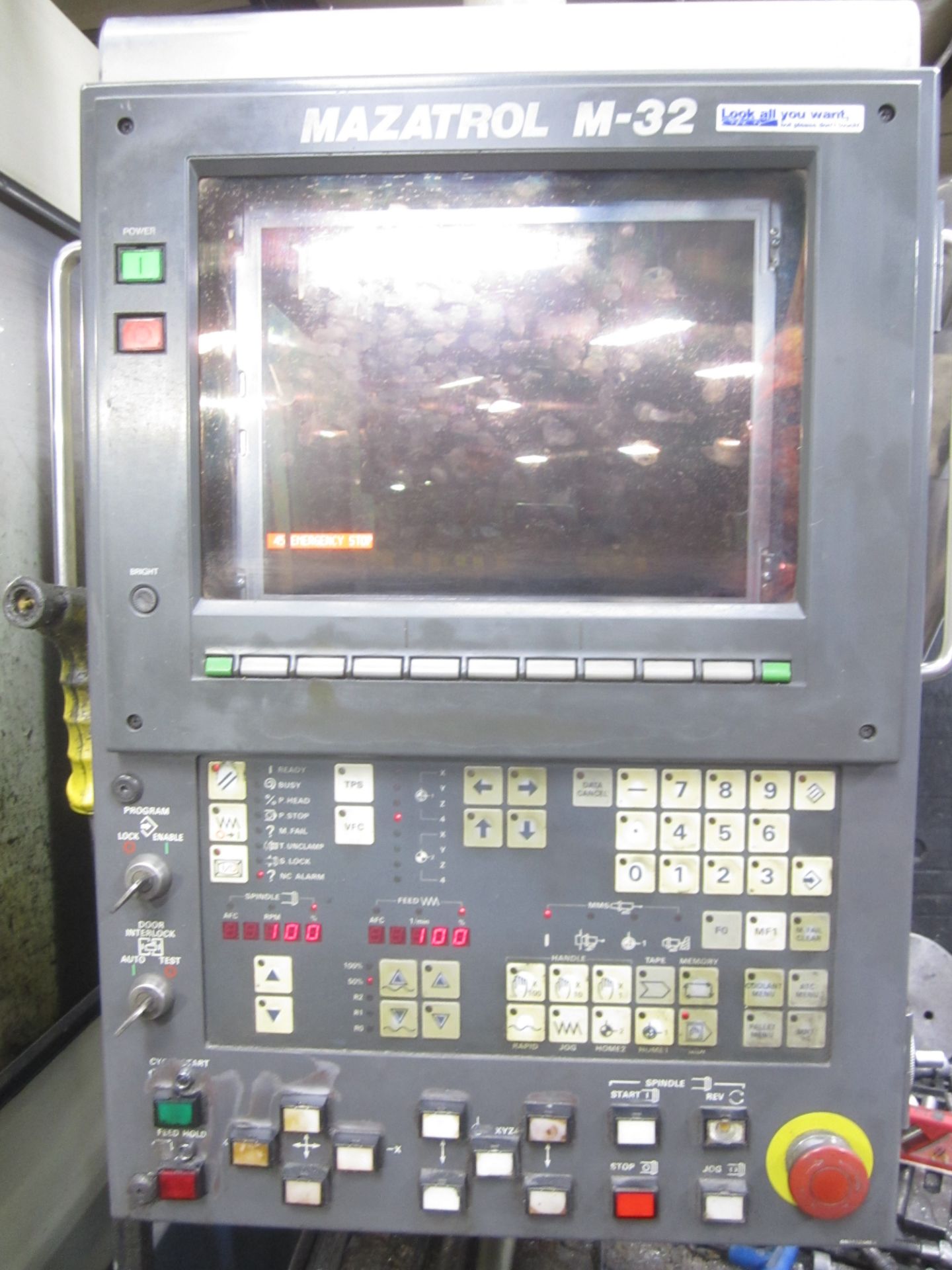 Mazak Model Mazatech V-655/80 CNC Vertical Machining Center, s/n 114267, New 1994, Mazatrol M-32 CNC - Image 4 of 11