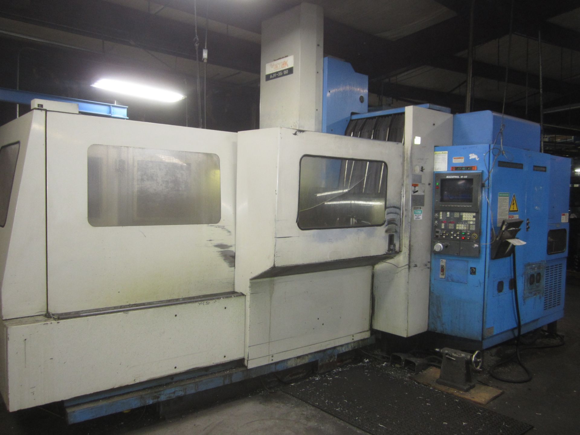 Mazak Model AJV-35/80 CNC Vertical Machining Center, s/n 74343, New 19988, Mazatrol M-32 CNC - Image 14 of 19