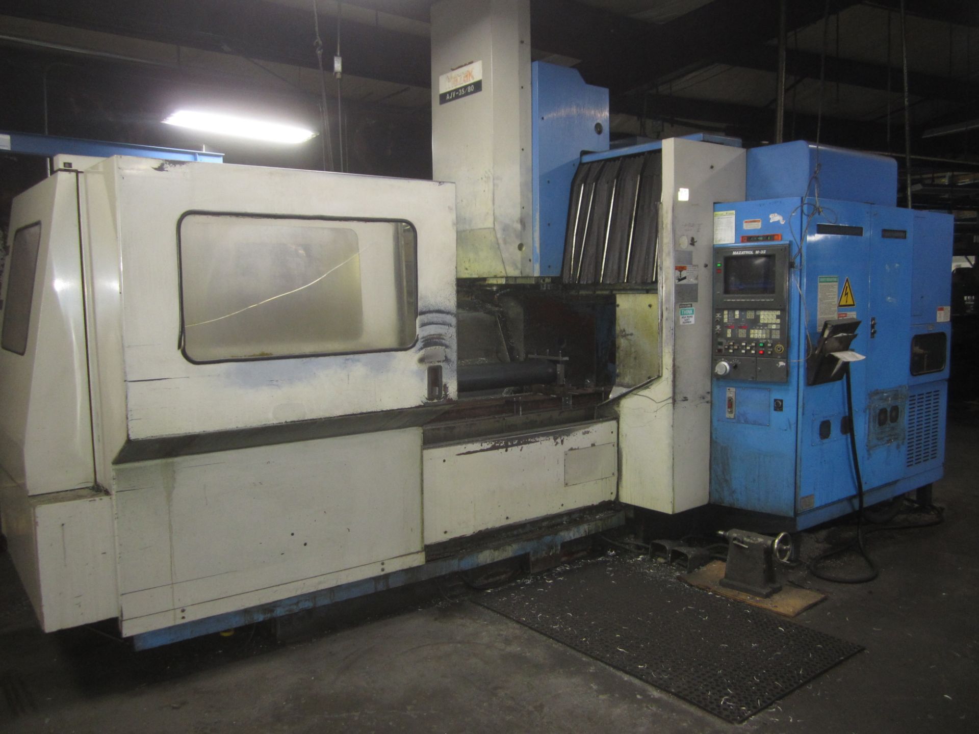 Mazak Model AJV-35/80 CNC Vertical Machining Center, s/n 74343, New 19988, Mazatrol M-32 CNC - Image 2 of 19