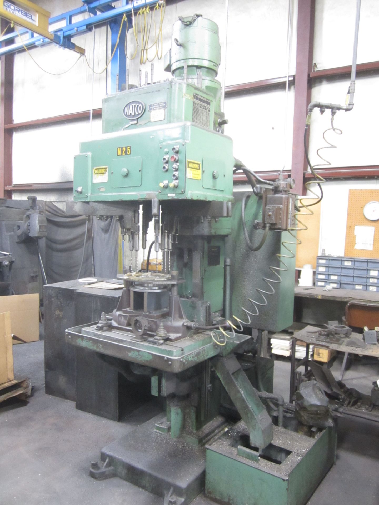 Natco Model F1-B Multi Spindle Drilling and Tapping Machine, s/n H6-998,12-Spindle