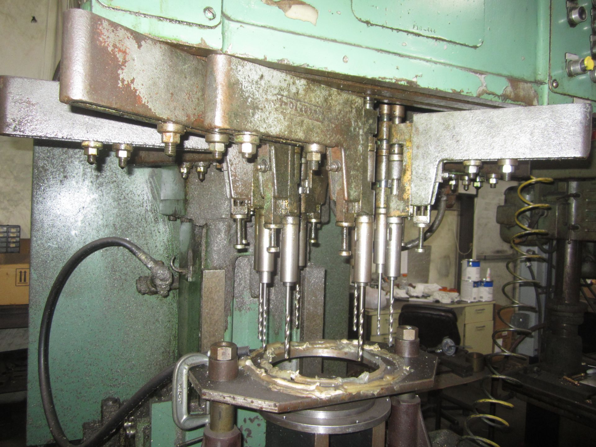 Natco Model F1-B Multi Spindle Drilling and Tapping Machine, s/n H6-998,12-Spindle - Image 3 of 7