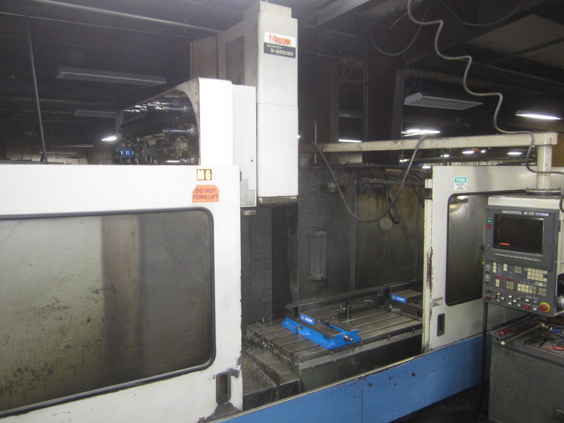 Mazak Model Mazatech V-655/80 CNC Vertical Machining Center, s/n 114267, New 1994, Mazatrol M-32 CNC