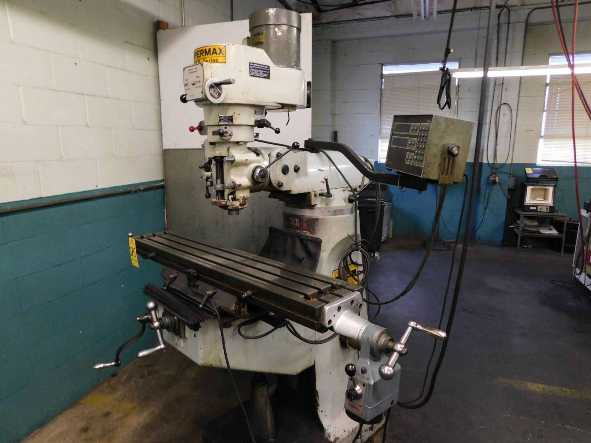 YCI Supermax Model Titan YC-1.5VS-T Variable Speed Vertical Mill, s/n T8202345, 1 1/2 HP, 9" X 50" - Image 2 of 8