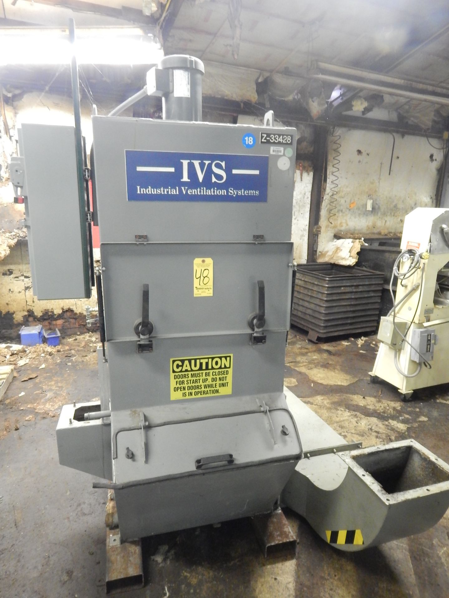 Industrial Ventilation Systems Model WC-1000 Wet Type Fire Proof Dust Collector - Image 2 of 4