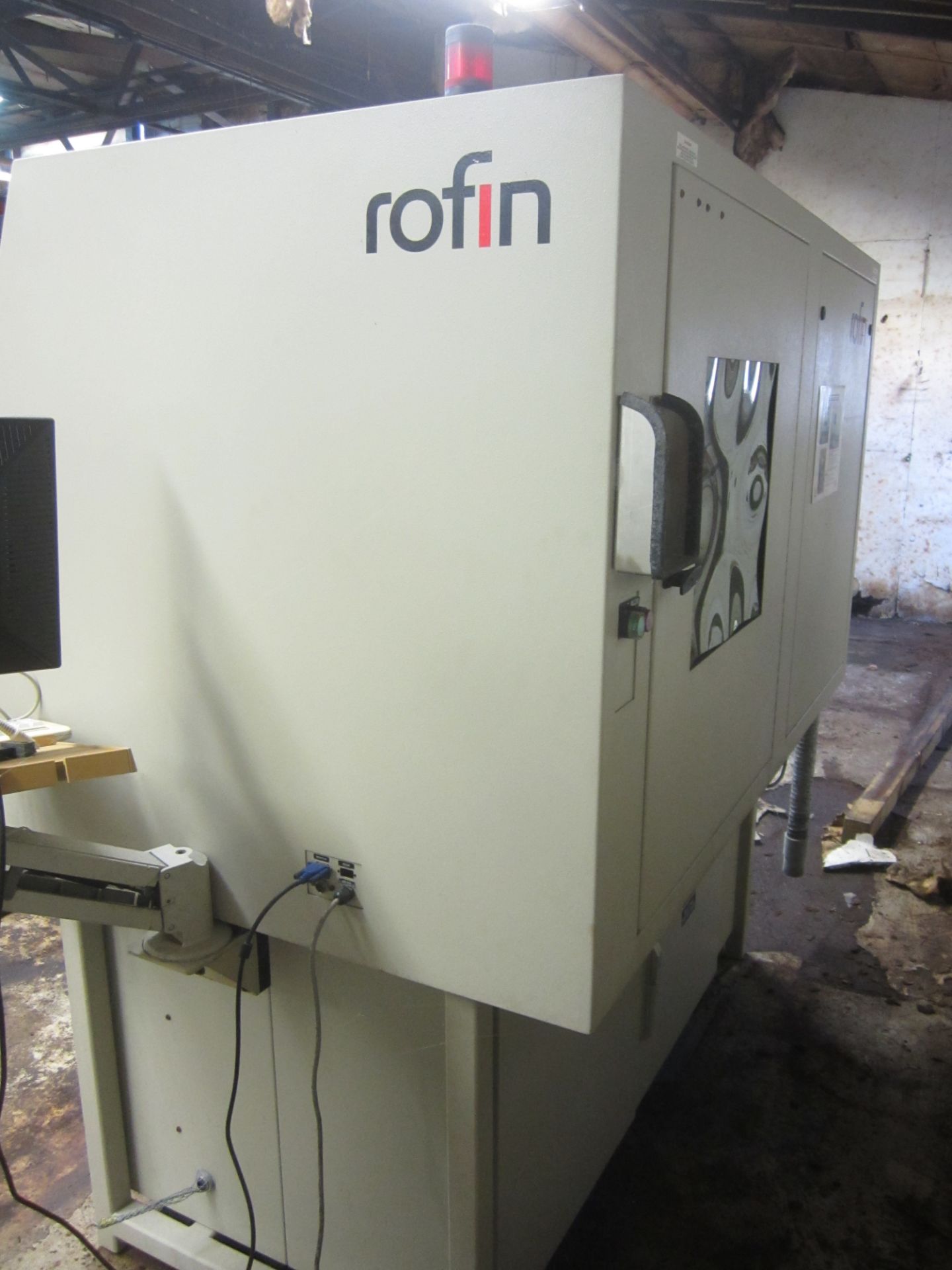 Rofin Model LME-RT Laser Parts Marker, 100 Watt, Dual Table, s/n SMD-060-10017-14500 - Image 8 of 10