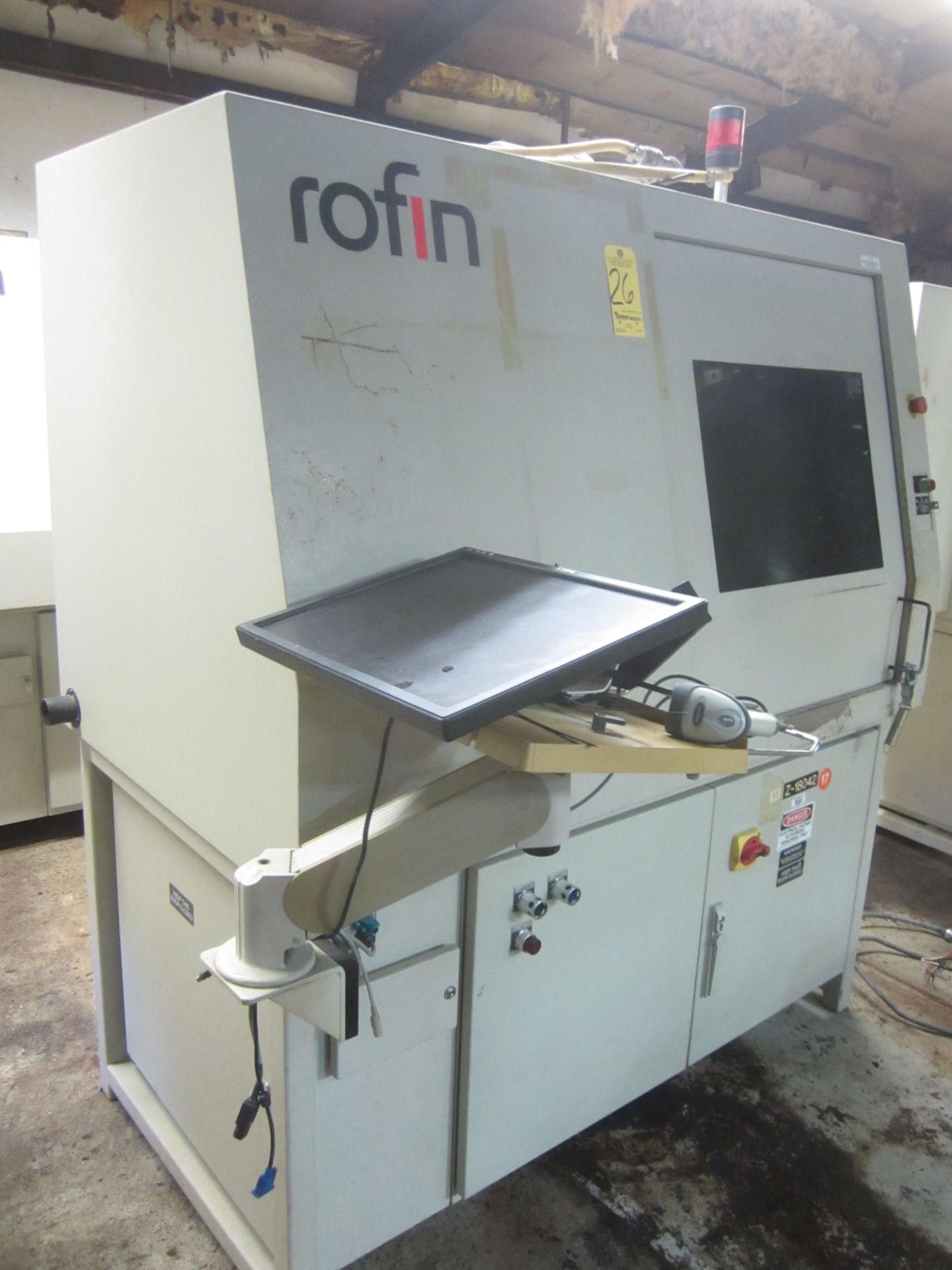 Rofin Model LME-1 Laser Parts Marker, 100 Watt, 4th Axis Indexer, s/n SMD-060-1100019-214506, New - Image 5 of 9