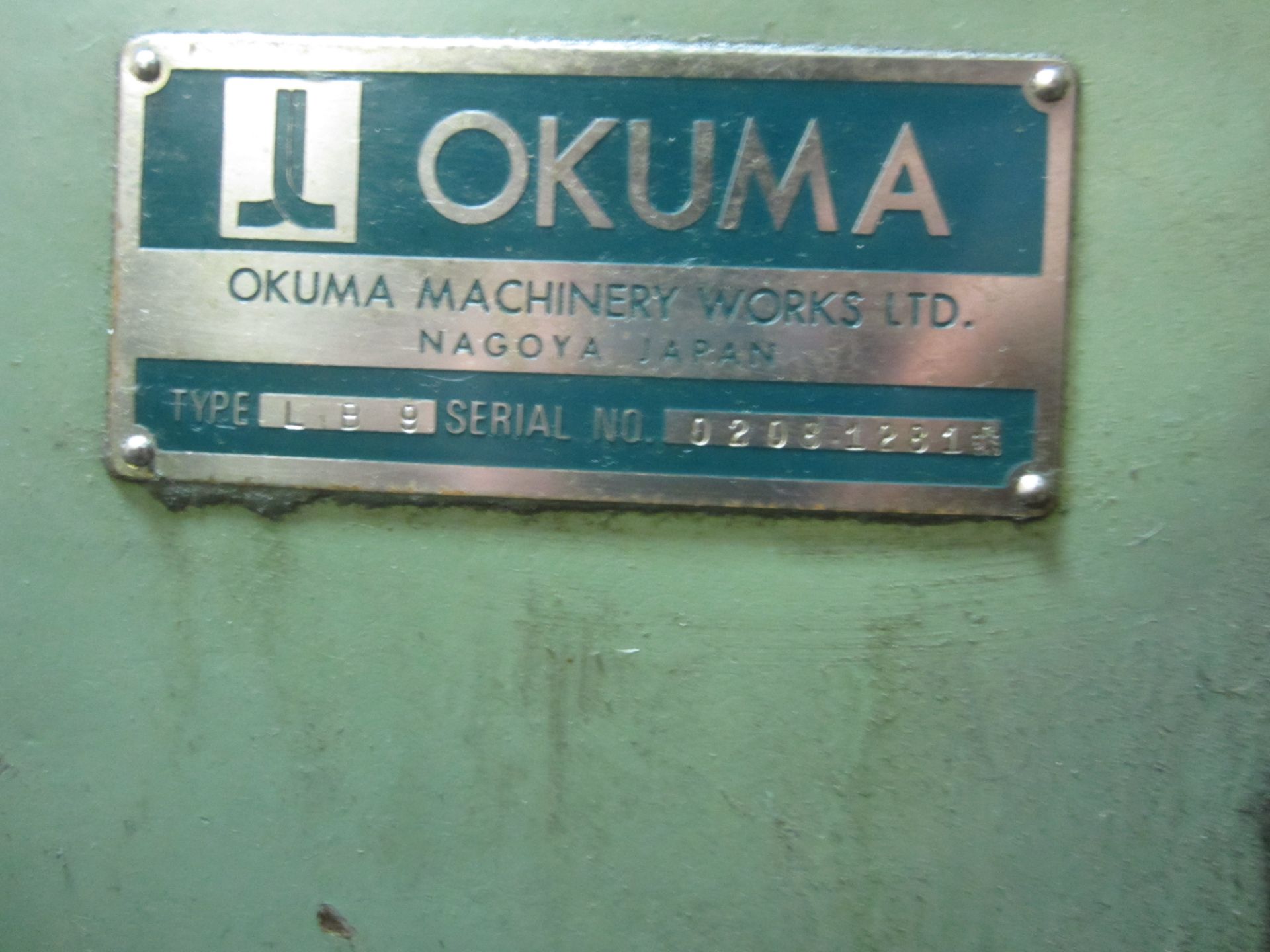 Okuma Model LB-9 CNC Turning Center, s/n 1281, 2-Axis, OSP-5000L-G CNC Control, Master Collet - Image 13 of 13