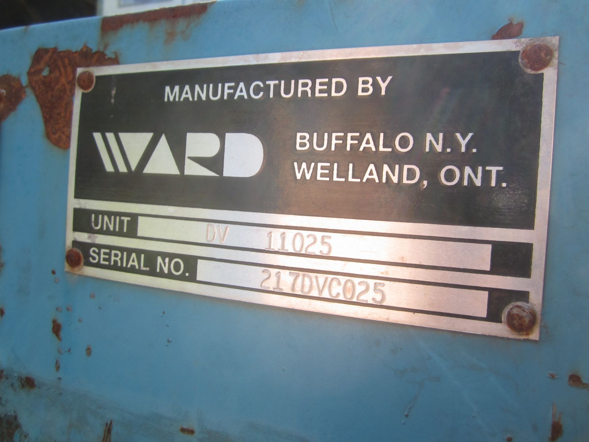 Ward Model DV-1003 Wet Dust Collector, s/n 217DVC025 - Image 4 of 4